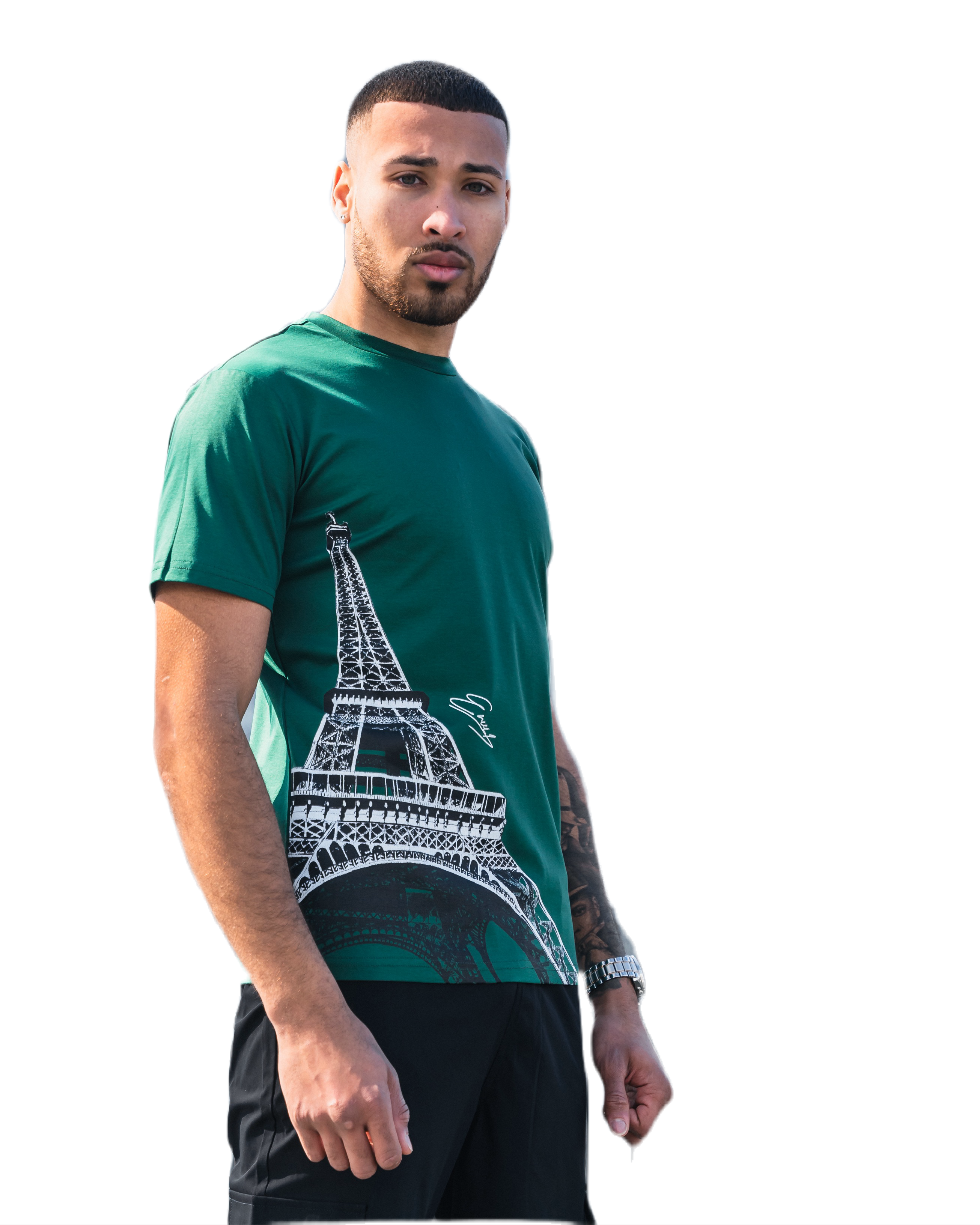 ENVI Eiffel Tower T-Shirt  “Emerald Green”