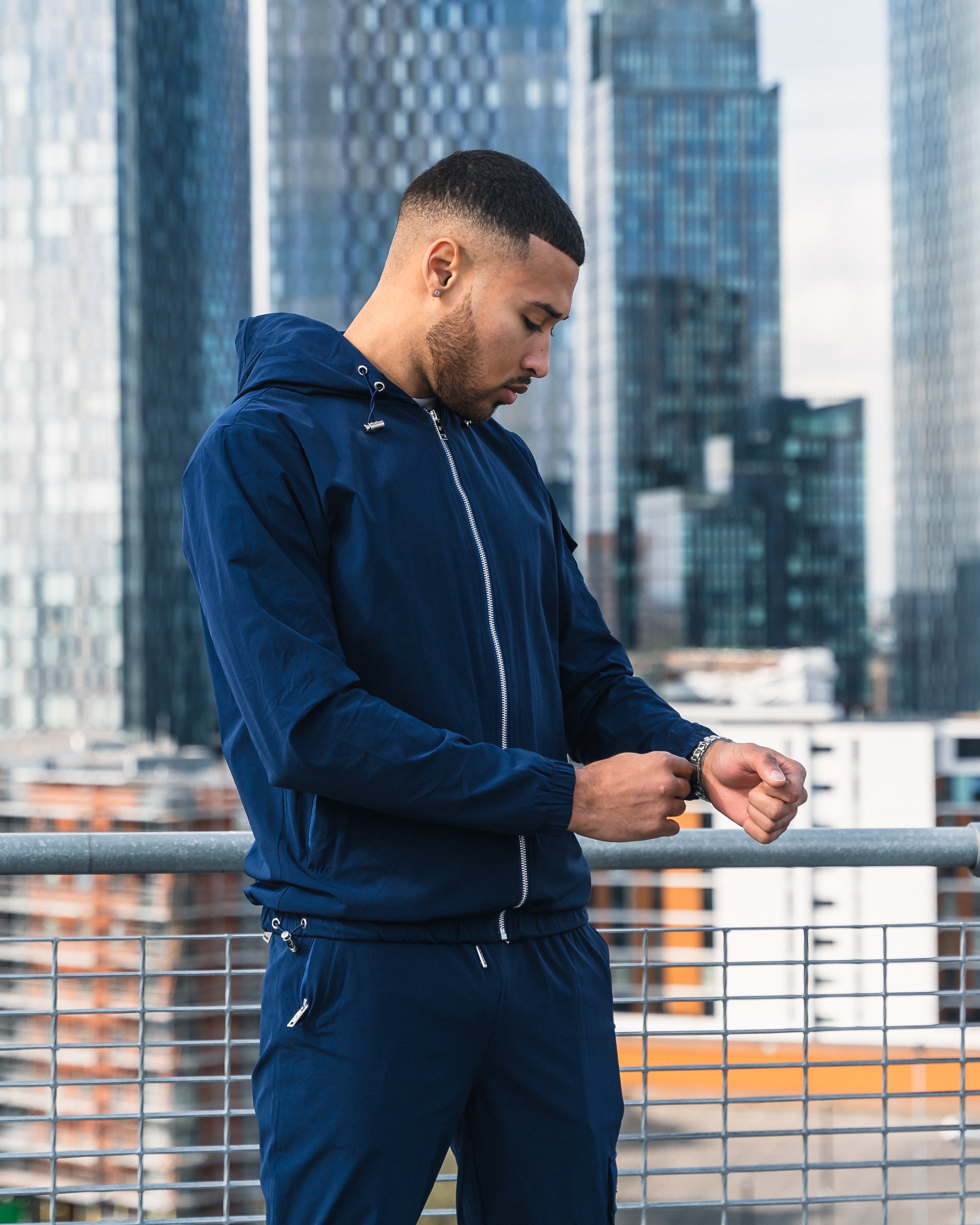 EV LUXE CARGO JACKET “NAVY”