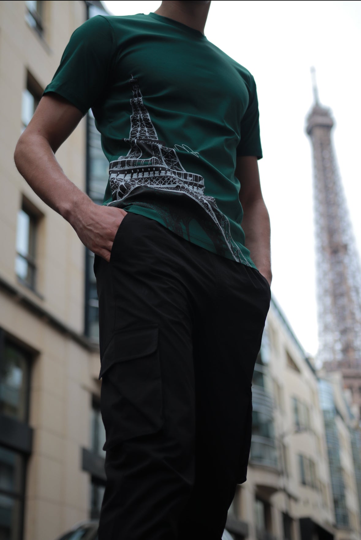 ENVI Eiffel Tower T-Shirt  “Emerald Green”