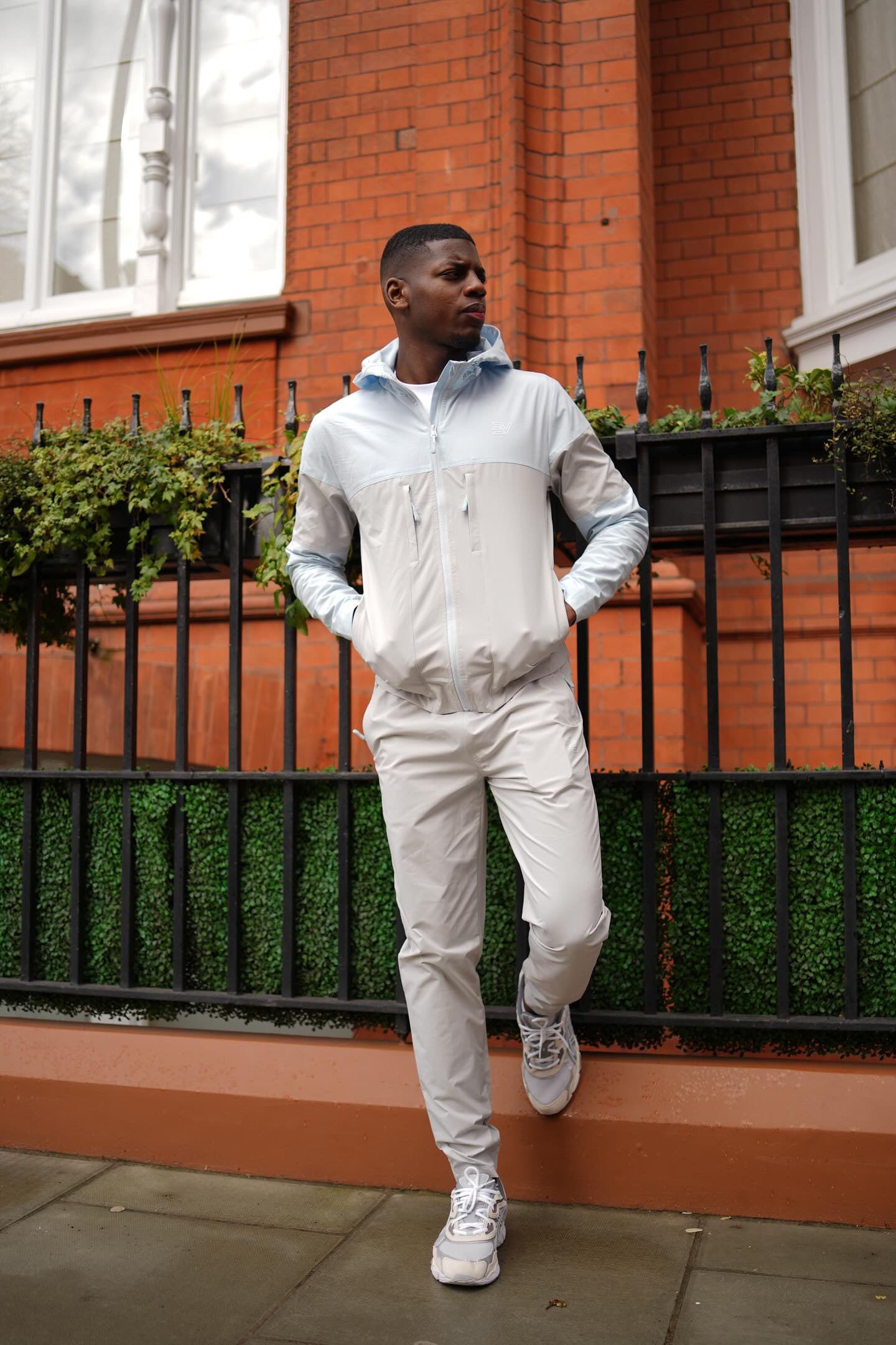 EV TECHNICAL TRACKSUIT  “Baby Blue/Grey ”