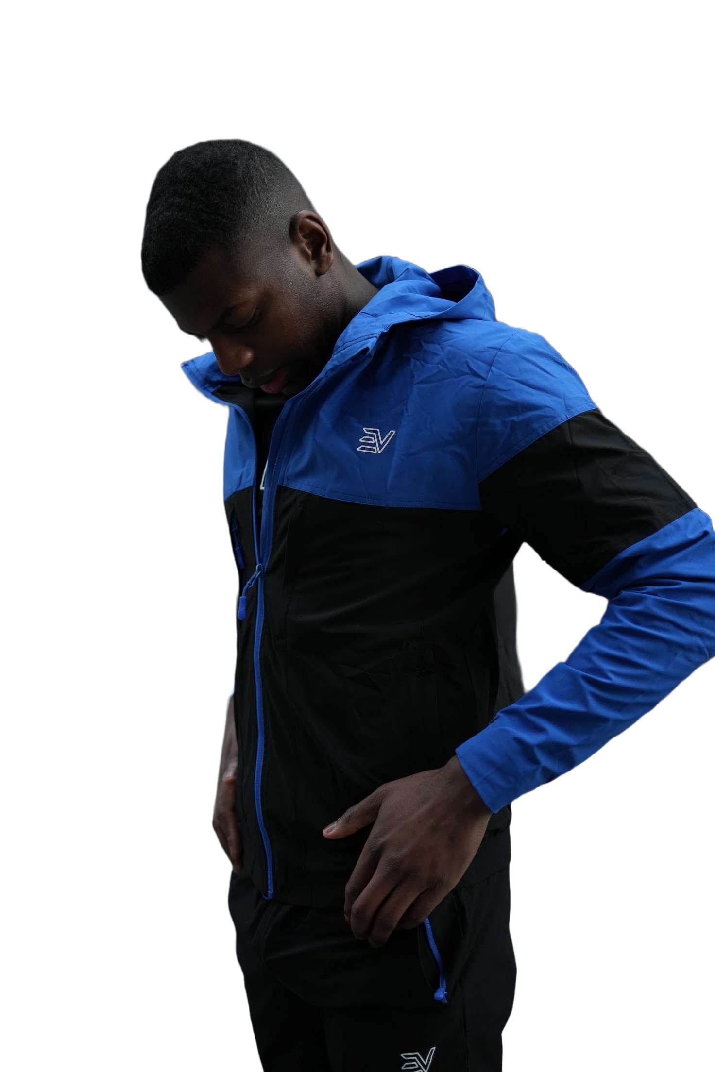 EV TECHNICAL TRACK JACKET  “Royal Blue/Black”