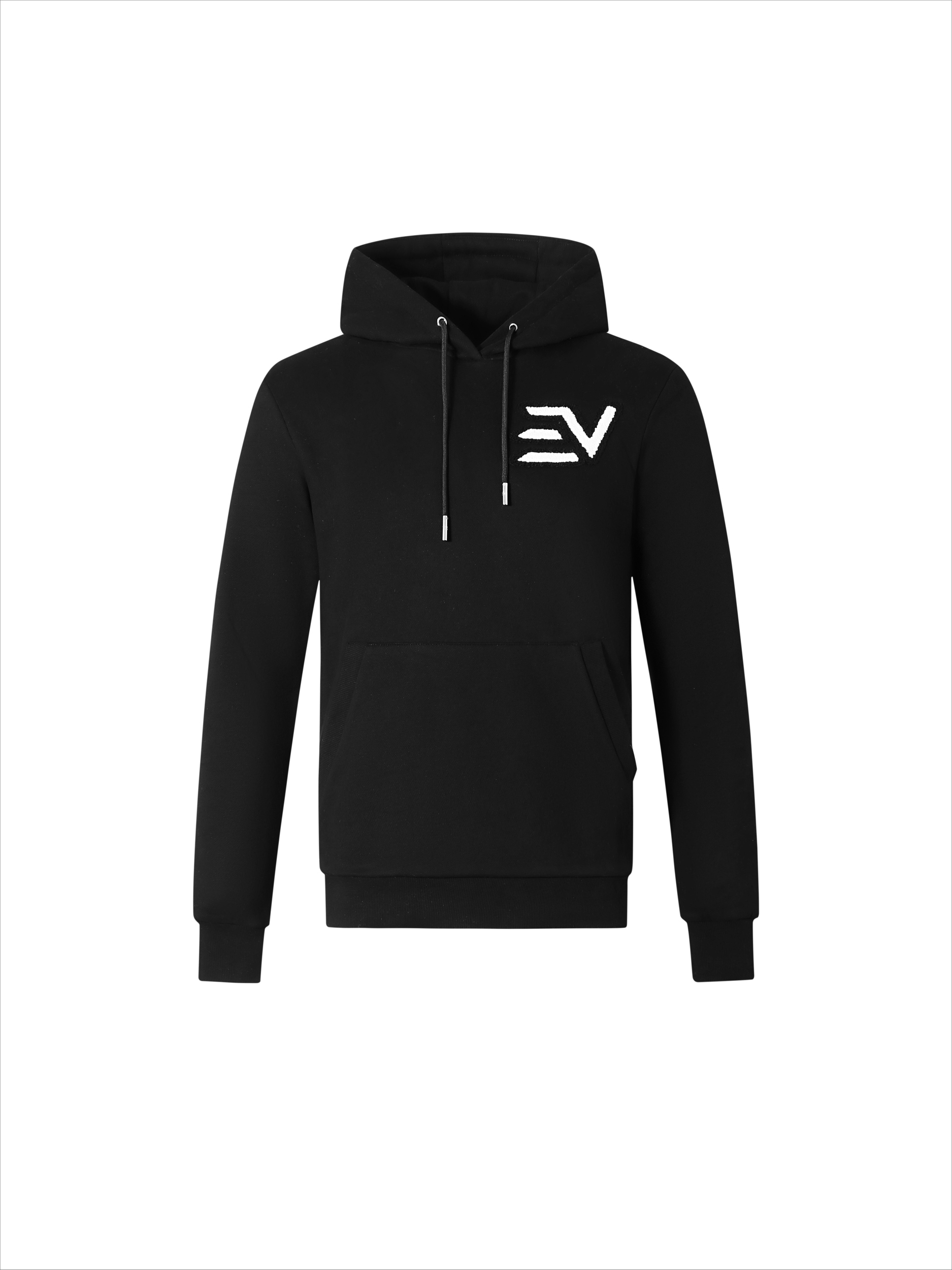 EV Chenille Print Hoodie “Black”