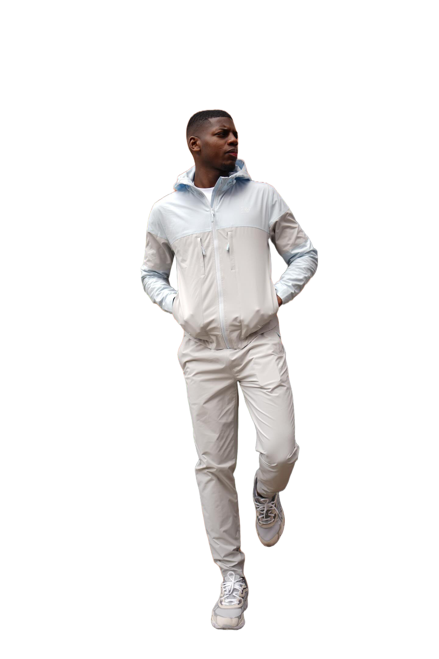 EV TECHNICAL TRACKSUIT  “Baby Blue/Grey ”