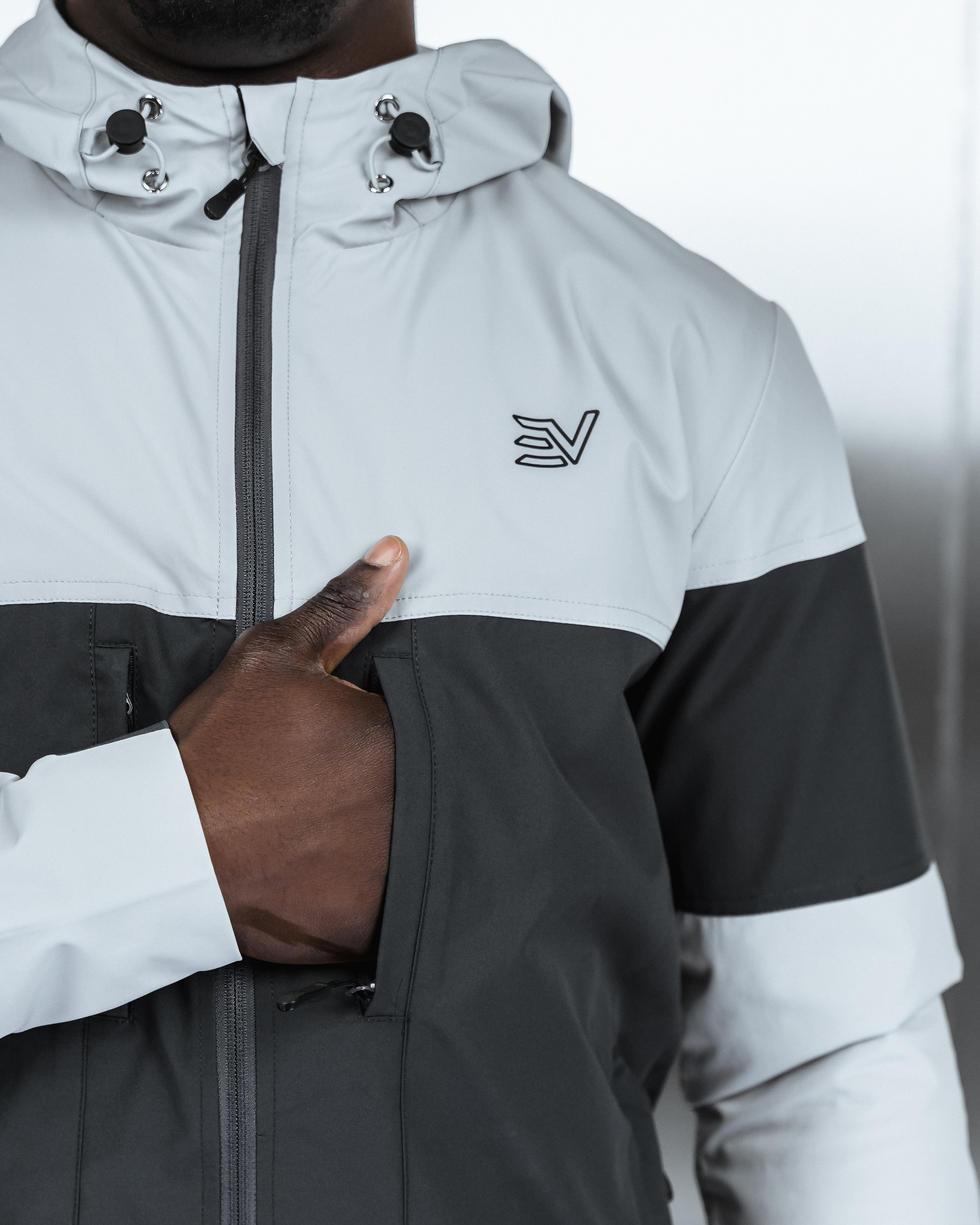 EV TECHNICAL TRACK JACKET  “Dark Grey/Light Grey”