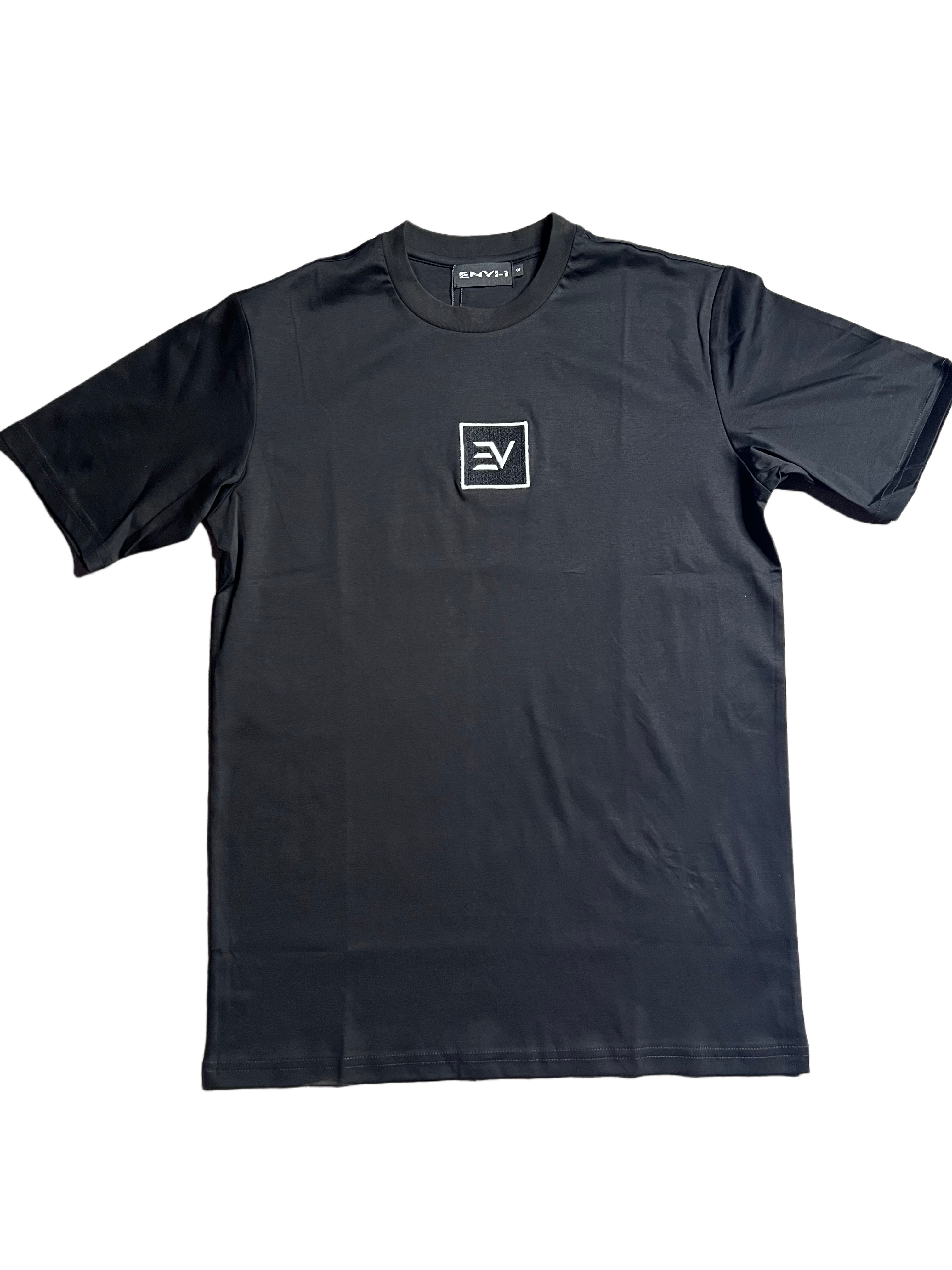 EV Square Logo T-Shirt - Black