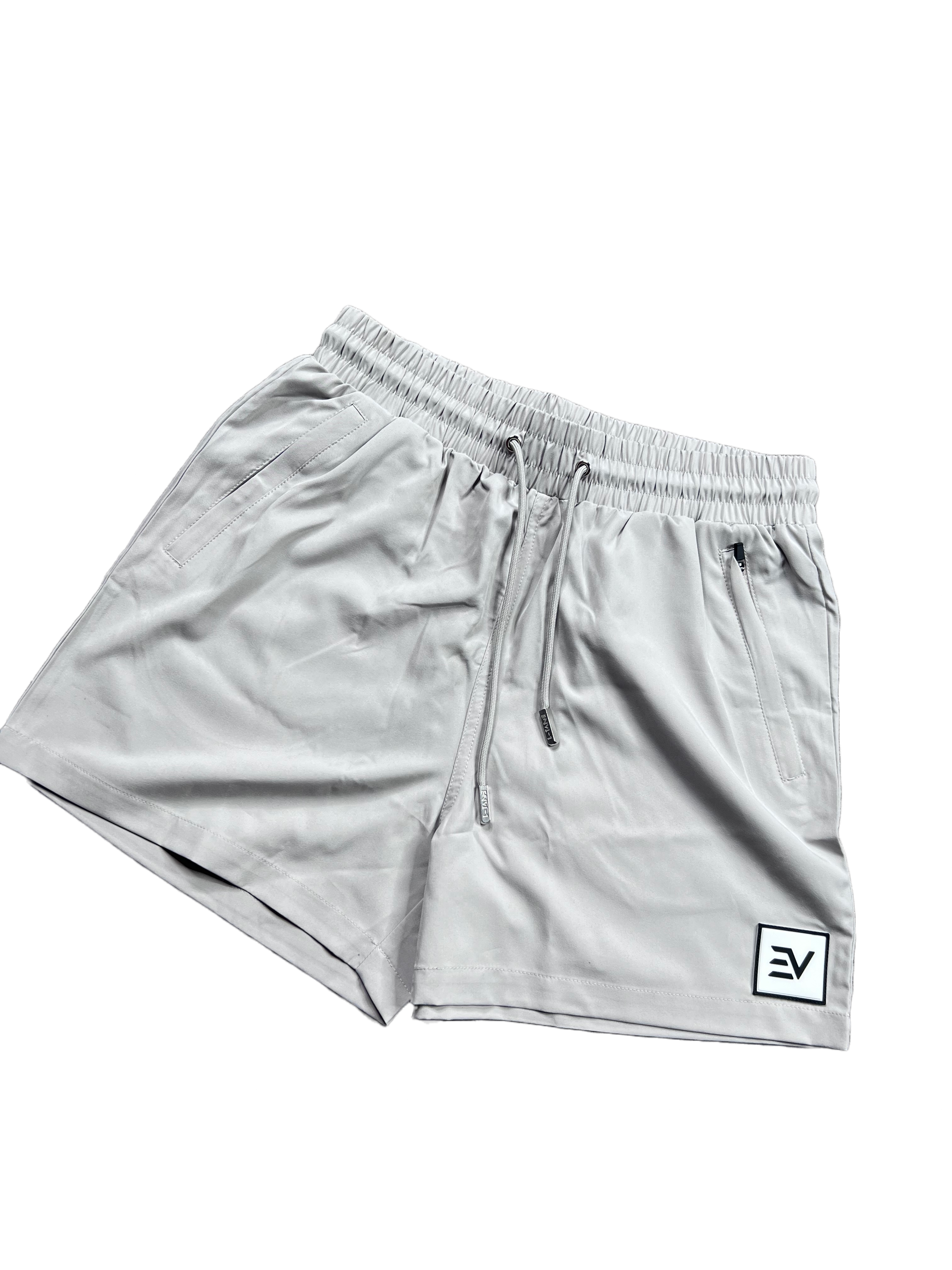 EV Square Logo Shorts - Grey