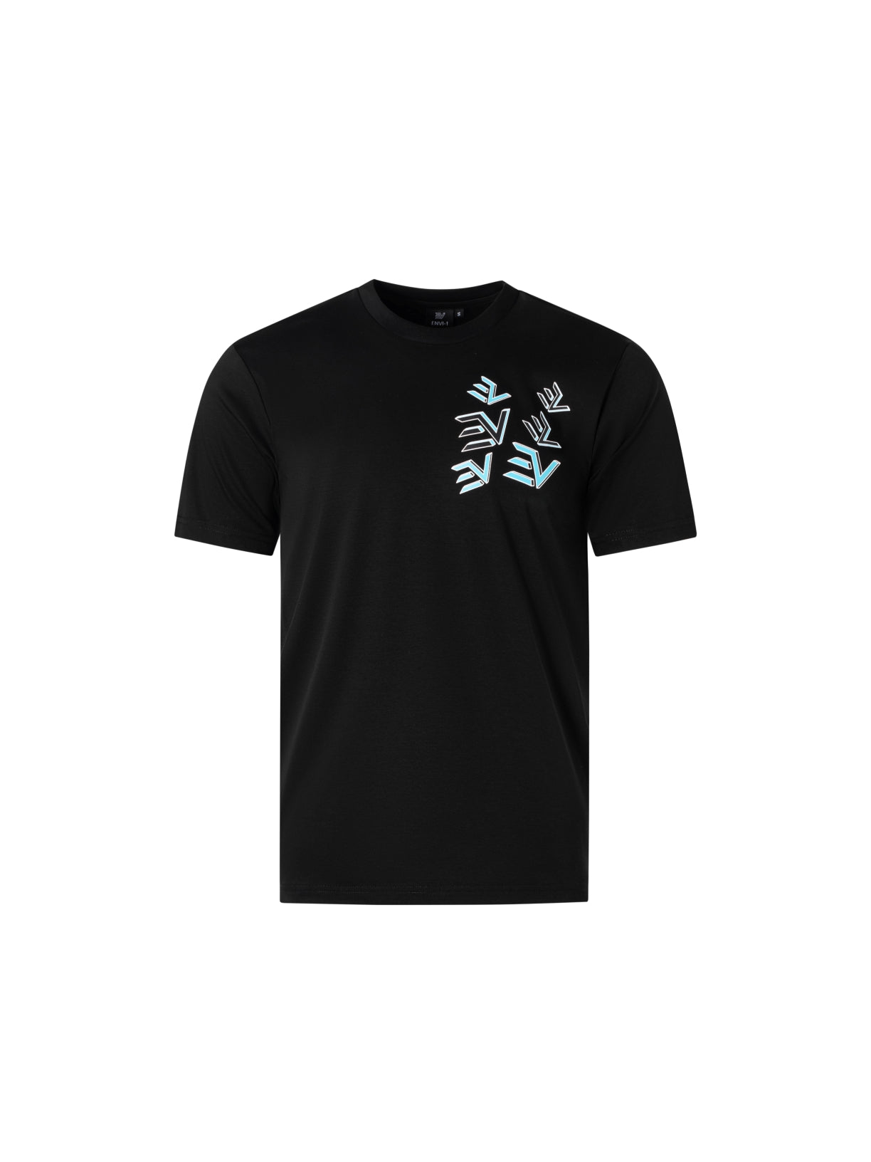 EV Jigsaw Tshirt “Black /Turquoise”