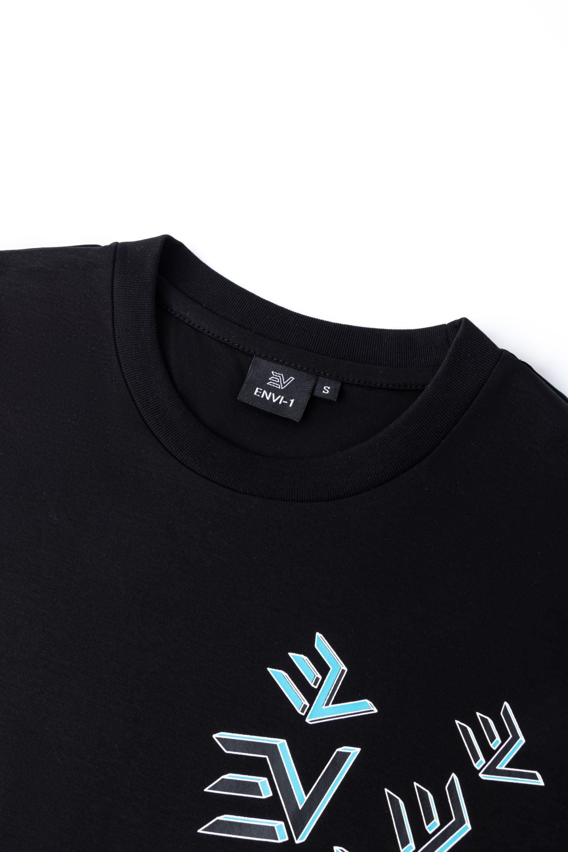 EV Jigsaw Tshirt “Black /Turquoise”