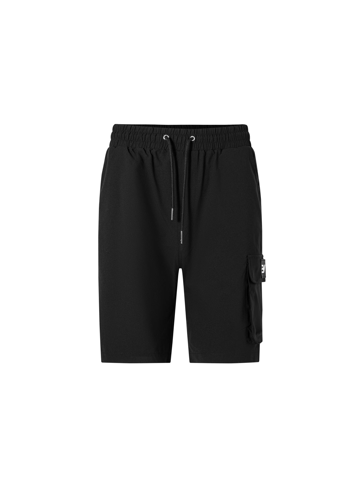 EV LOGO CARGO SHORTS - BLACK