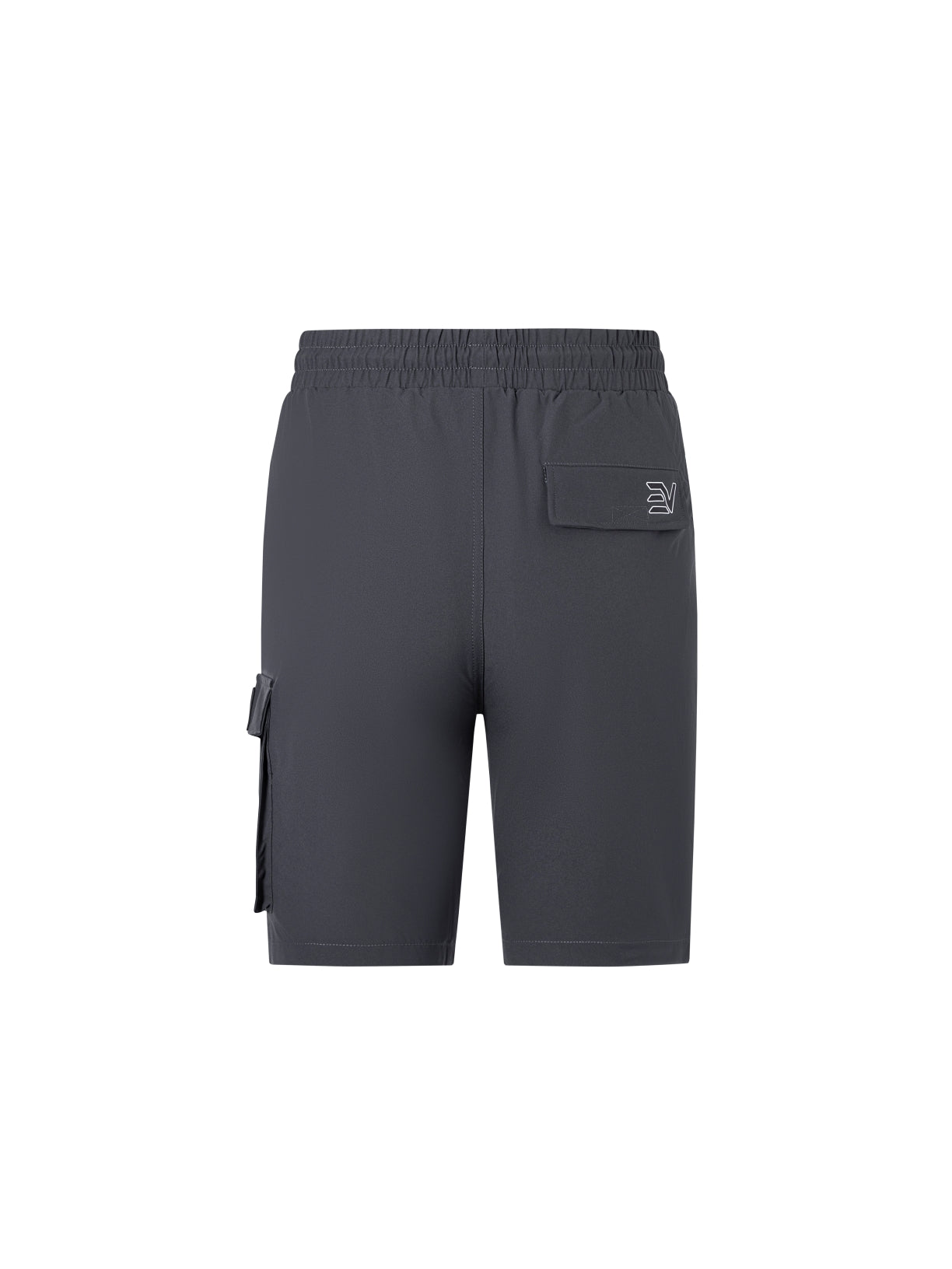 EV LOGO CARGO SHORTS - DARK GREY