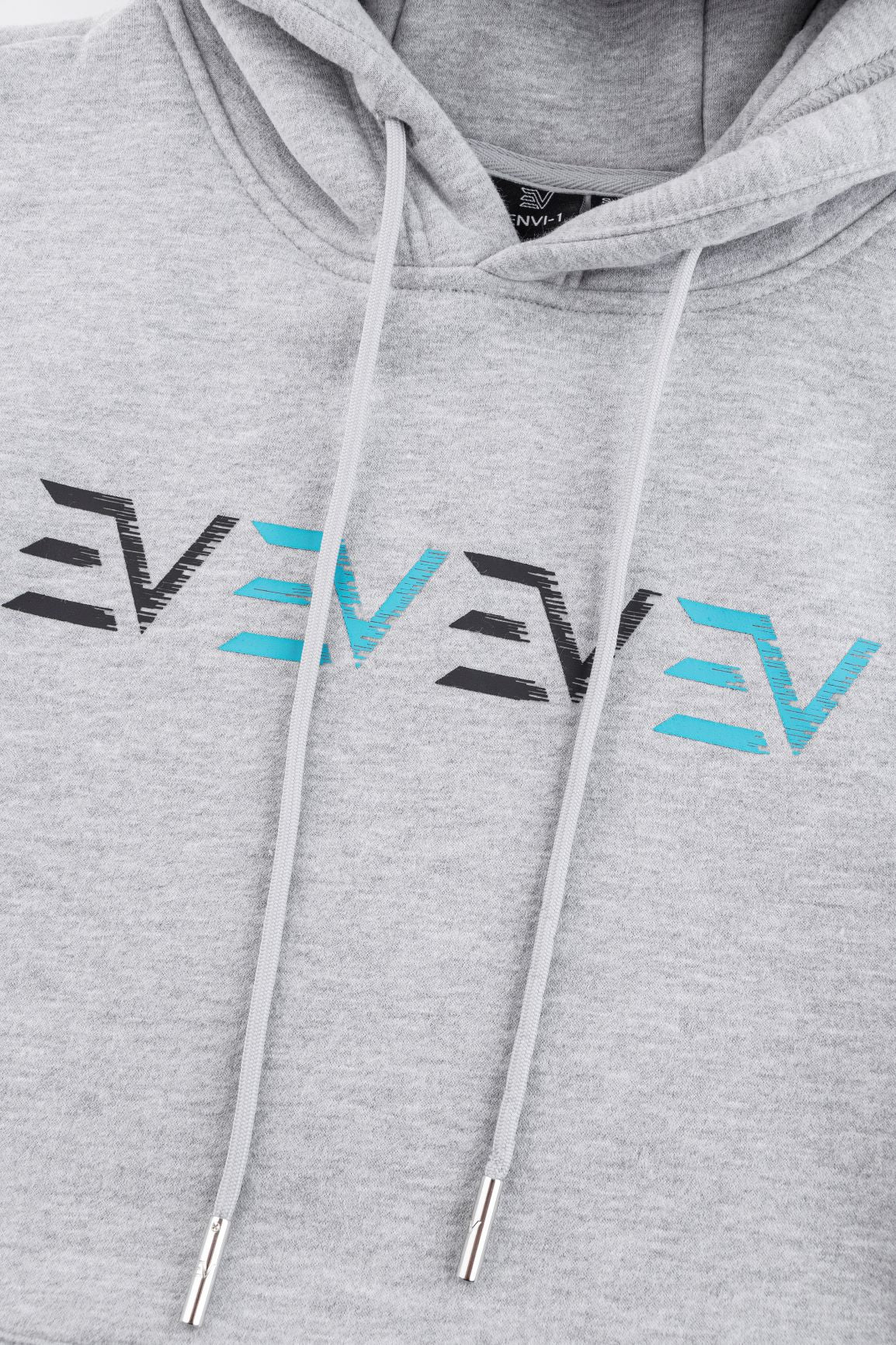 Digital Hoodie Marl Grey/Baby Blue