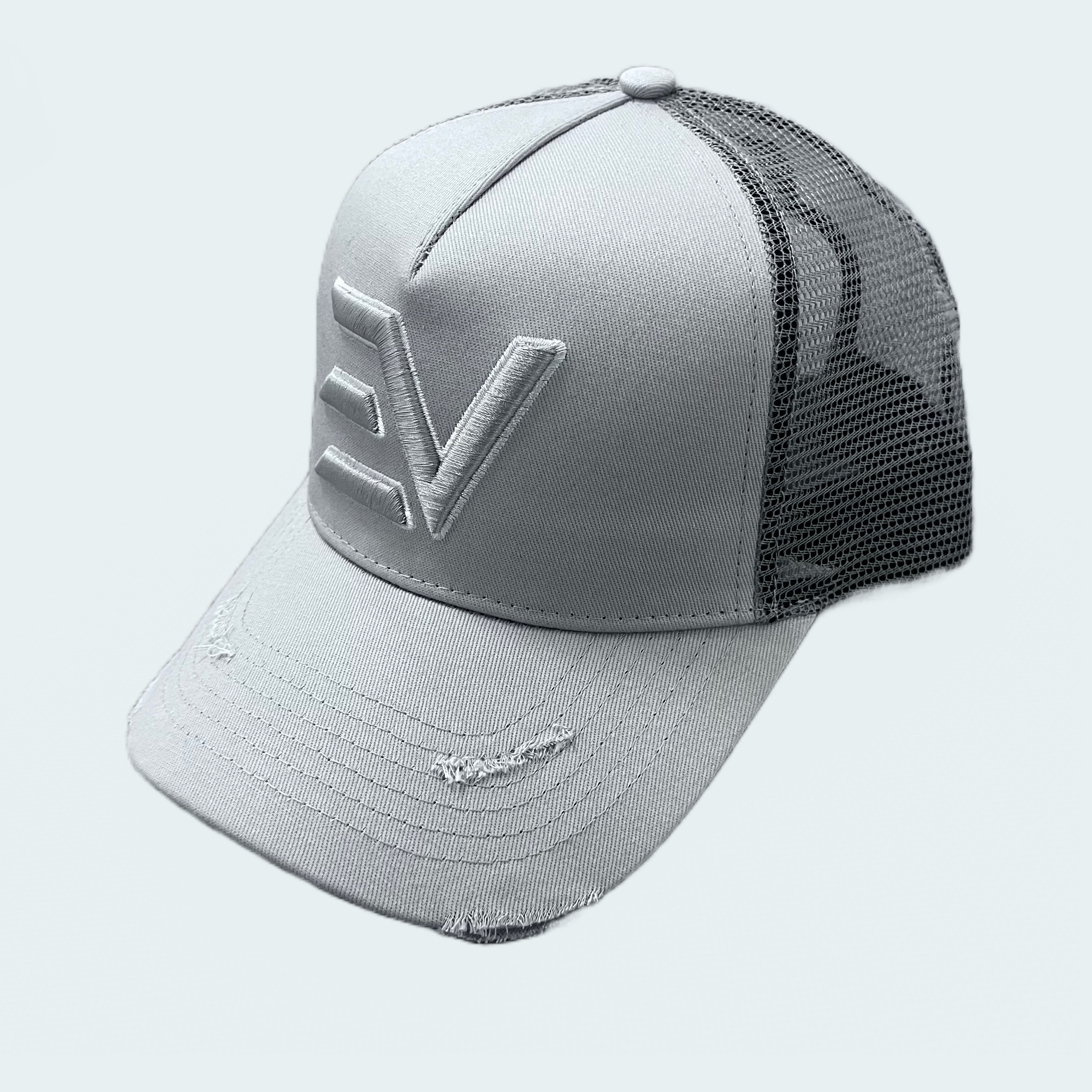 EV Logo Trucker Hat Grey