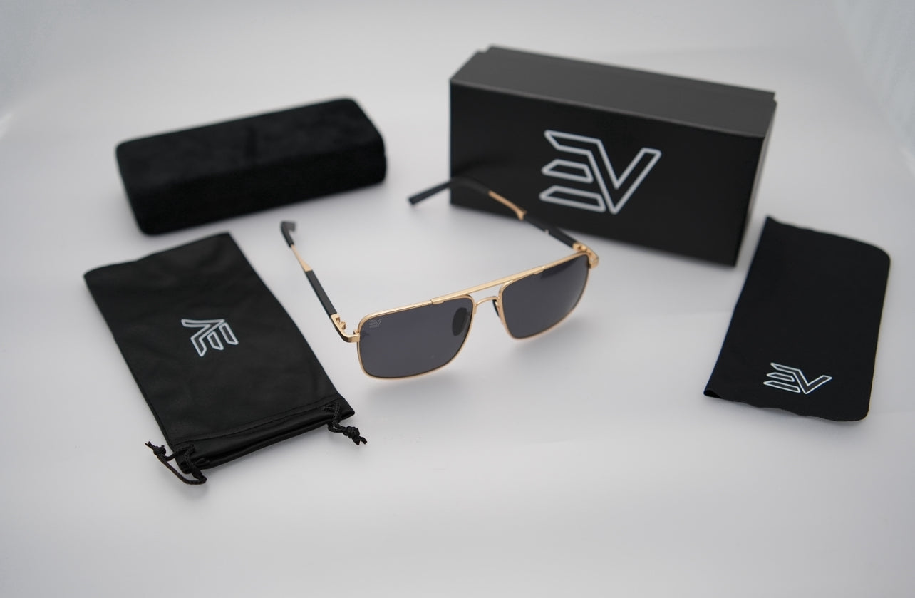 EV Ace Sunglasses - Gold