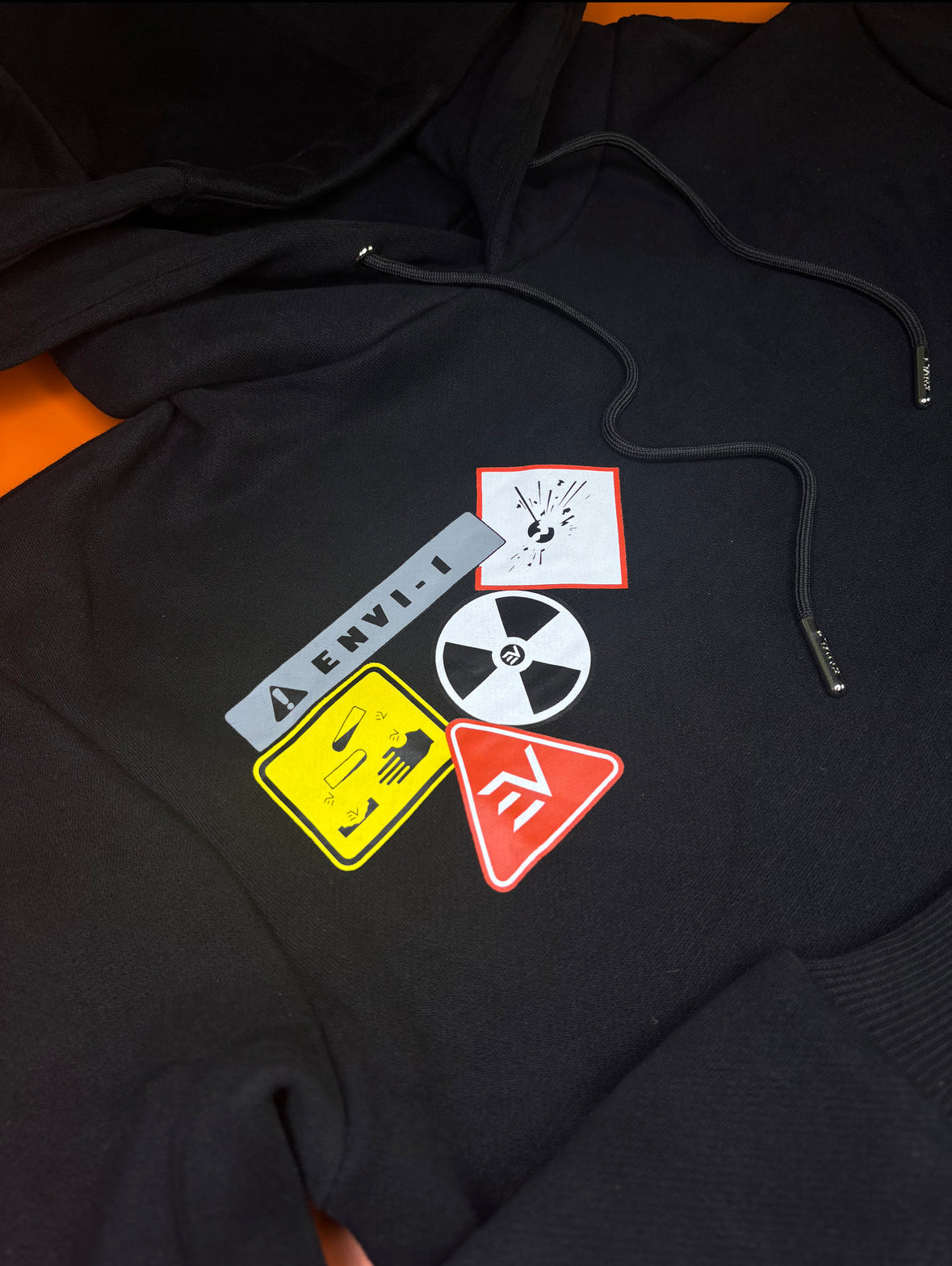 EV Hazard Hoodie Black