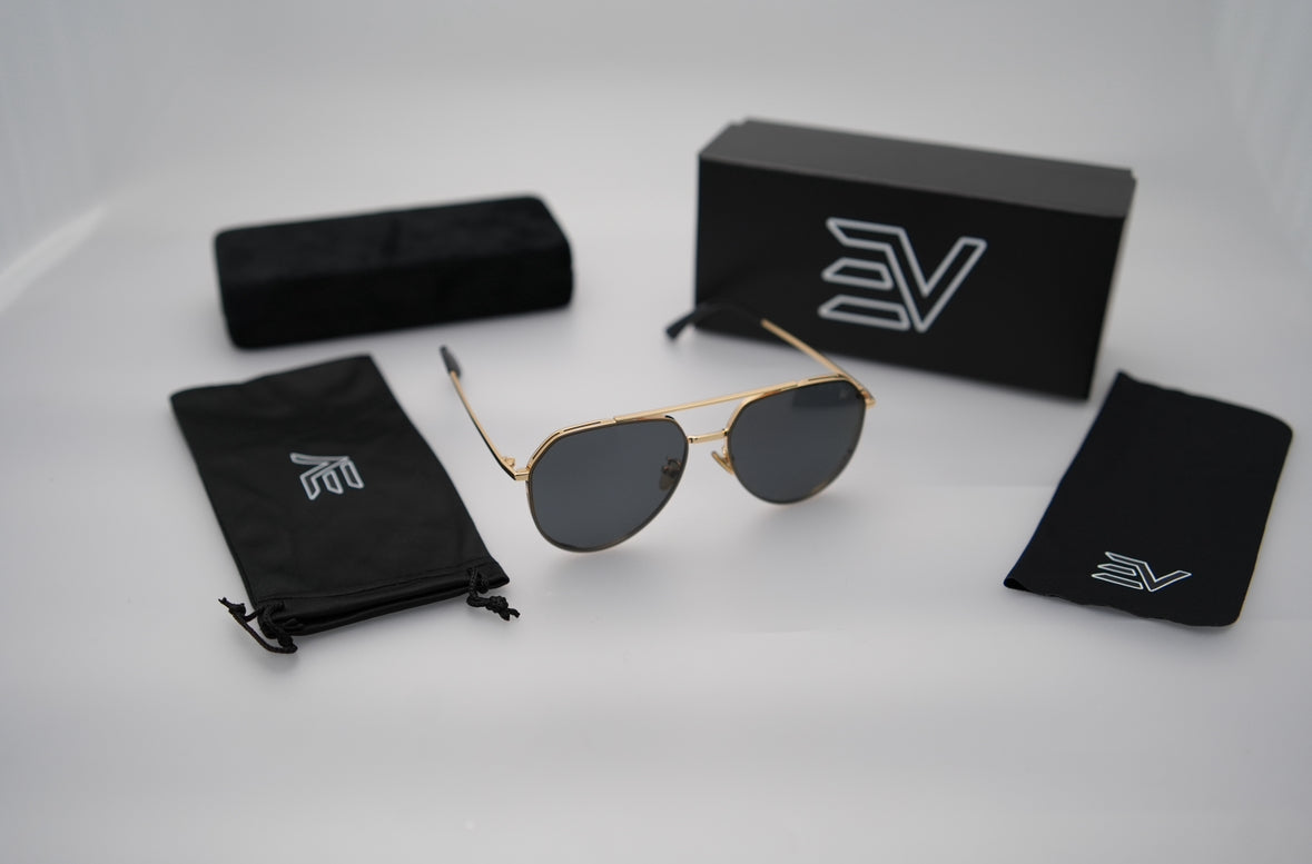 EV Ritual Sunglasses - Gold