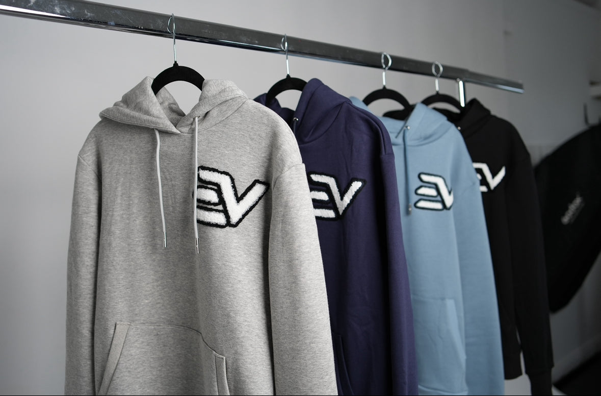 EV Chenille Print Hoodie “Teal” MMO