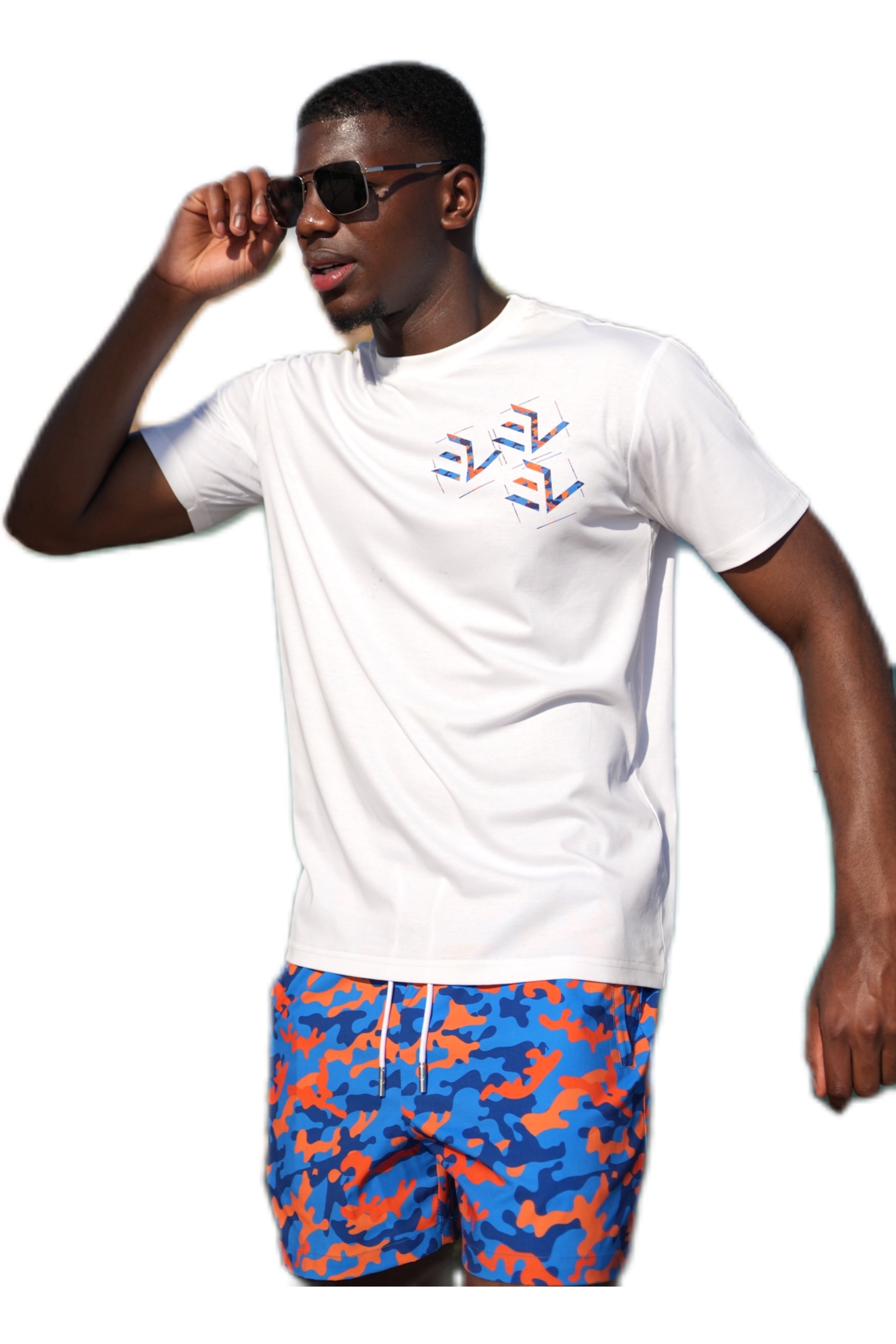 Camo Set - Orange/Blue