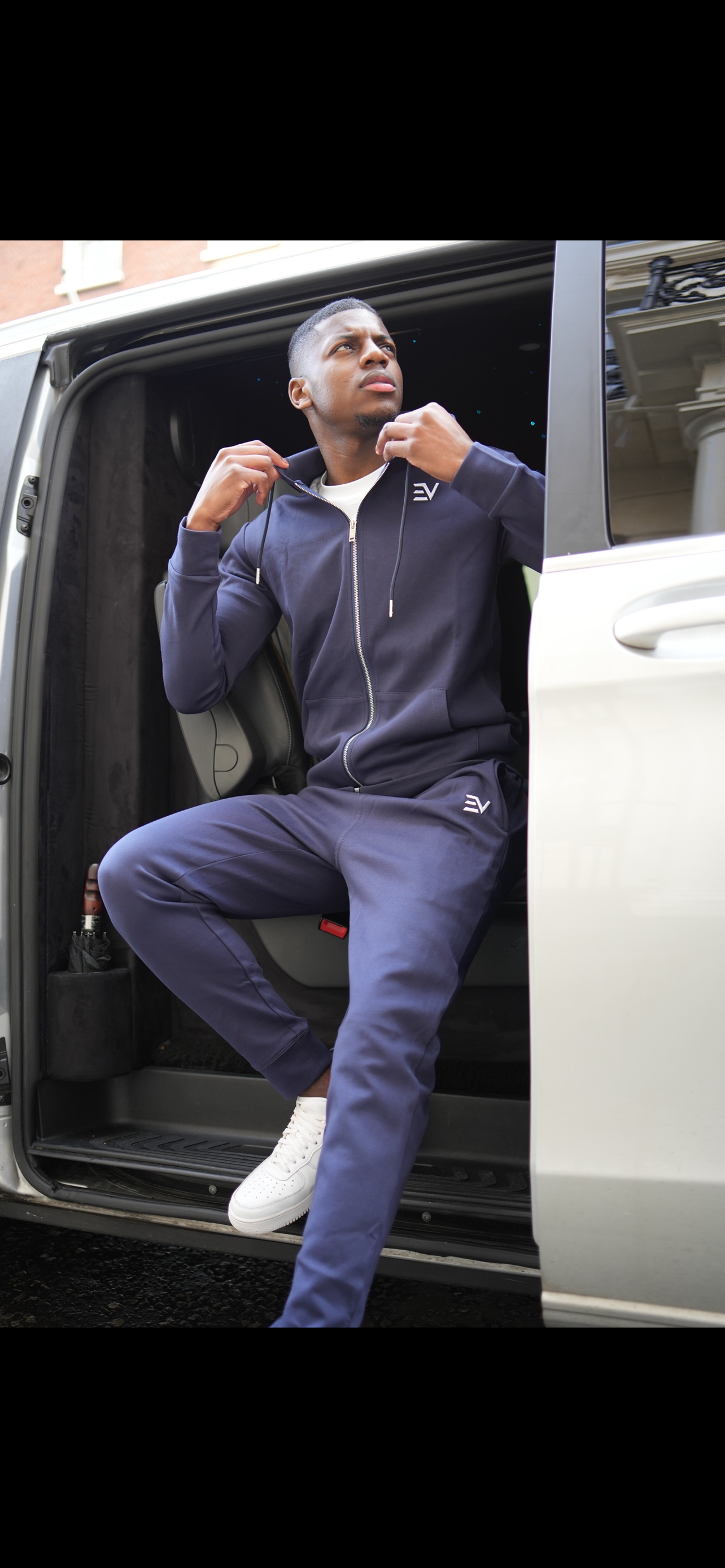 EV LUXE HOODIE “NAVY”