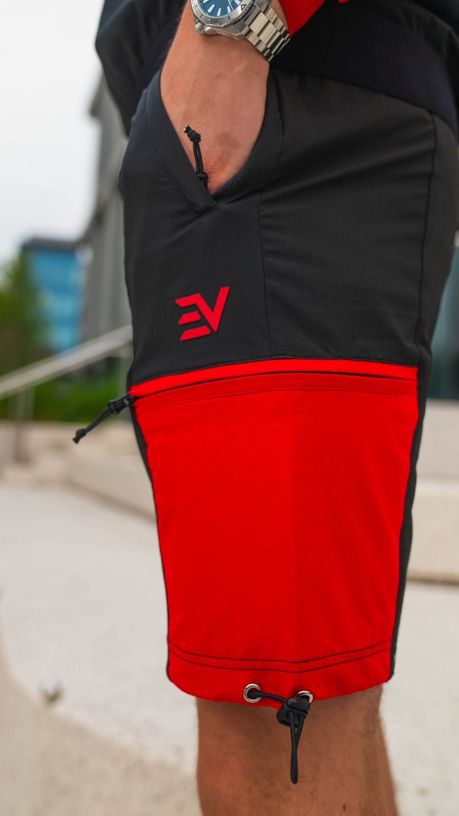 APEX Shorts Black/Red