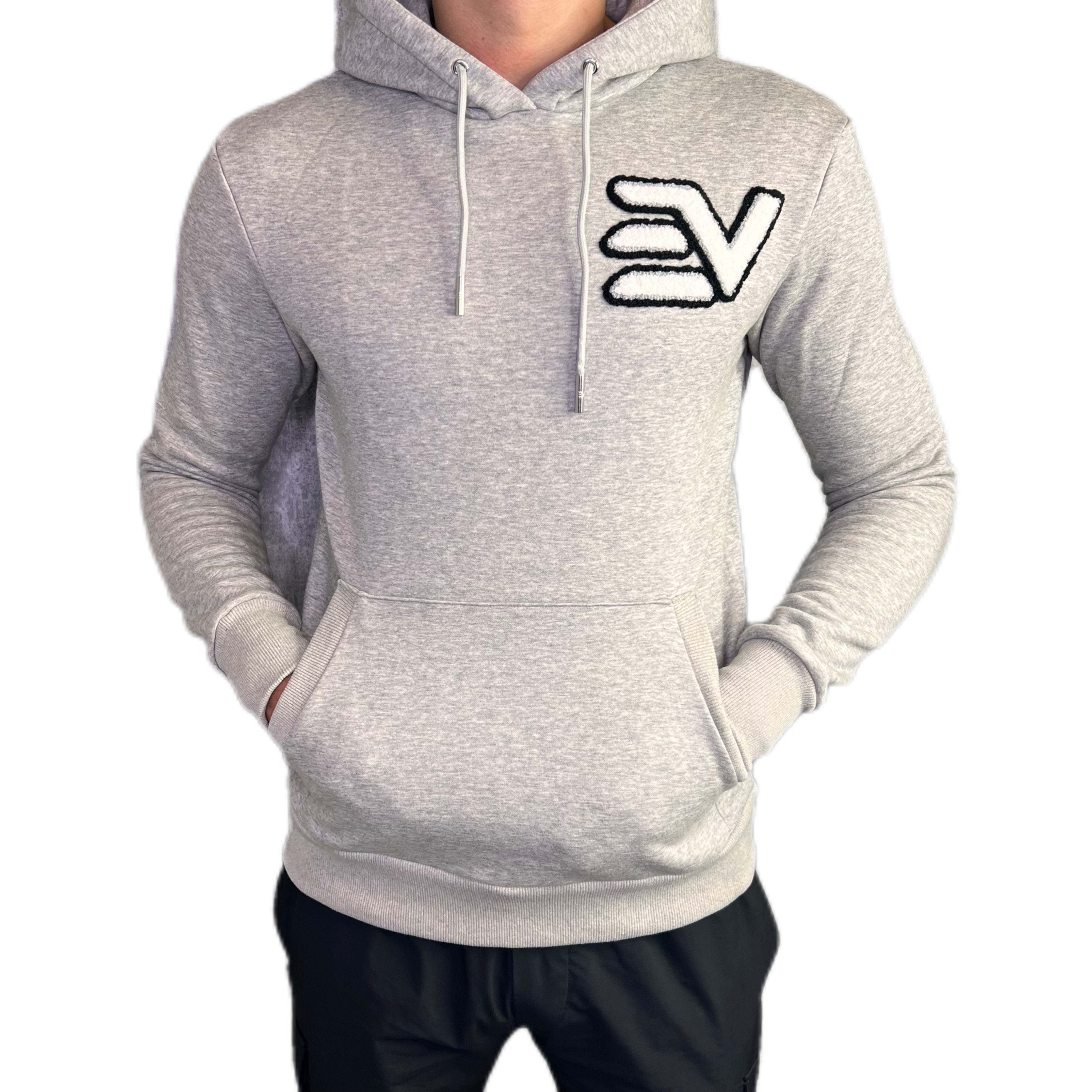 EV Chenille Print Hoodie “Grey”