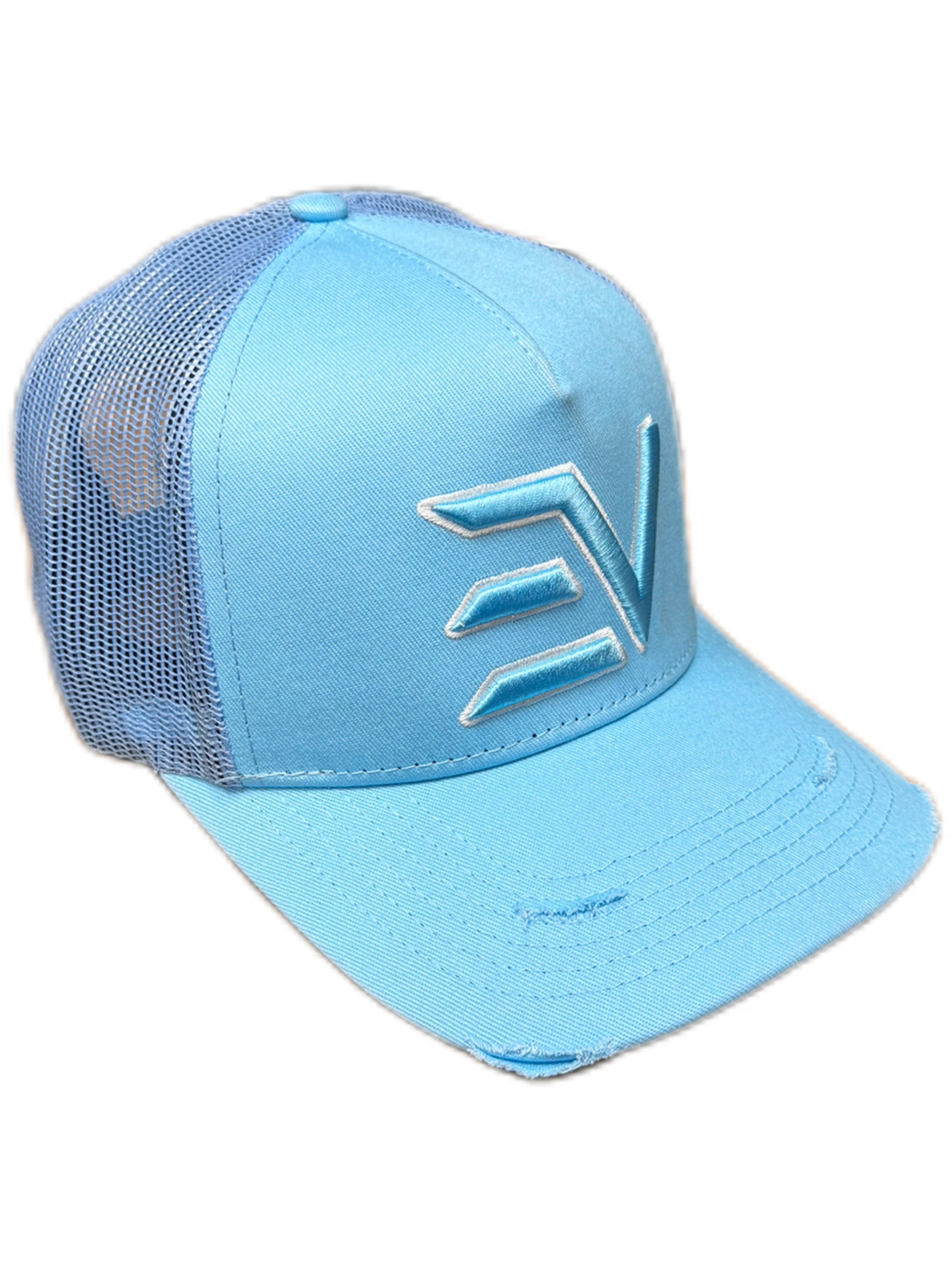 EV Logo Trucker Cap “Sapphire Blue”