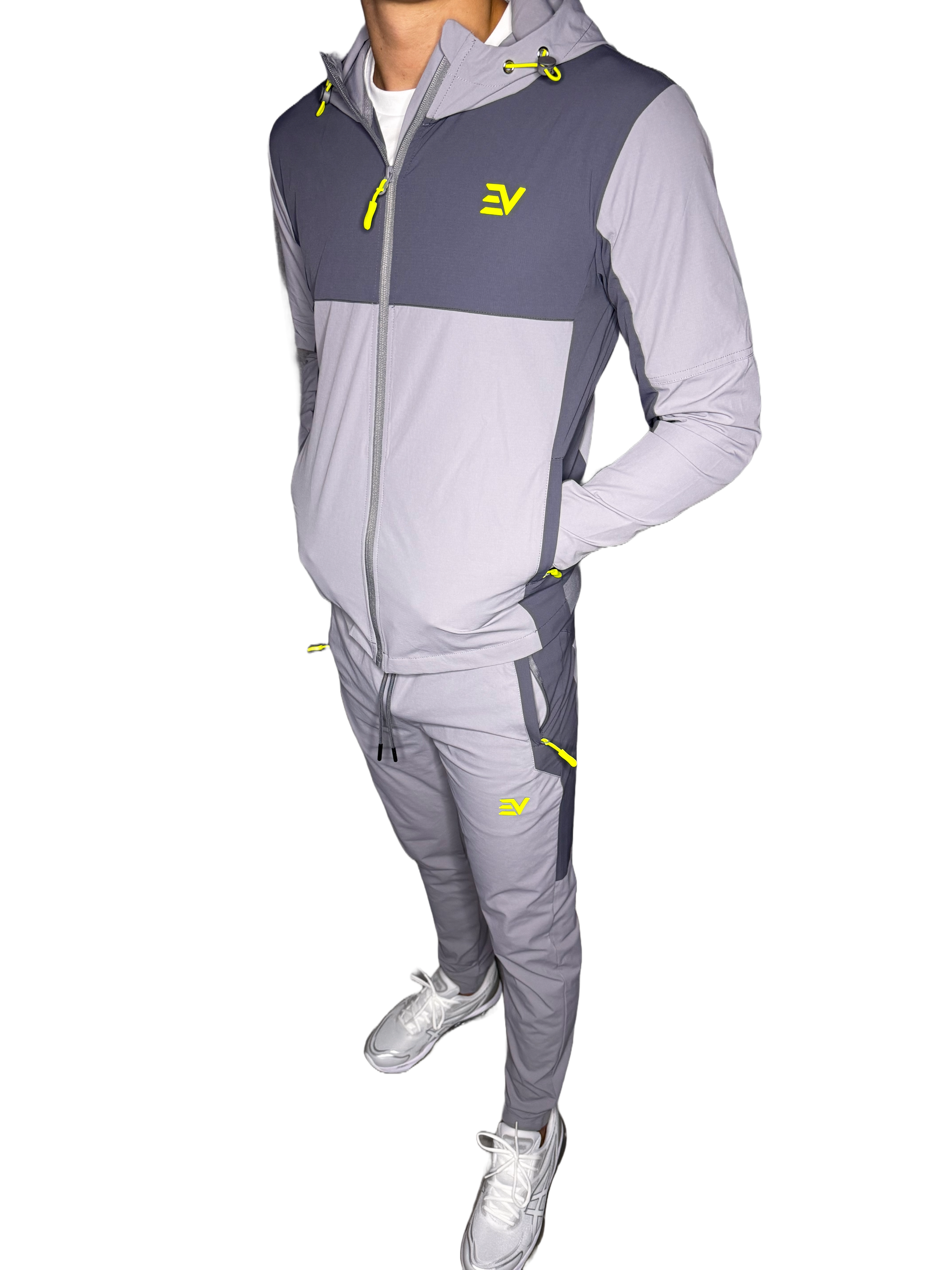 EV ECLIPSE TRACKSUIT “Grey/Volt”