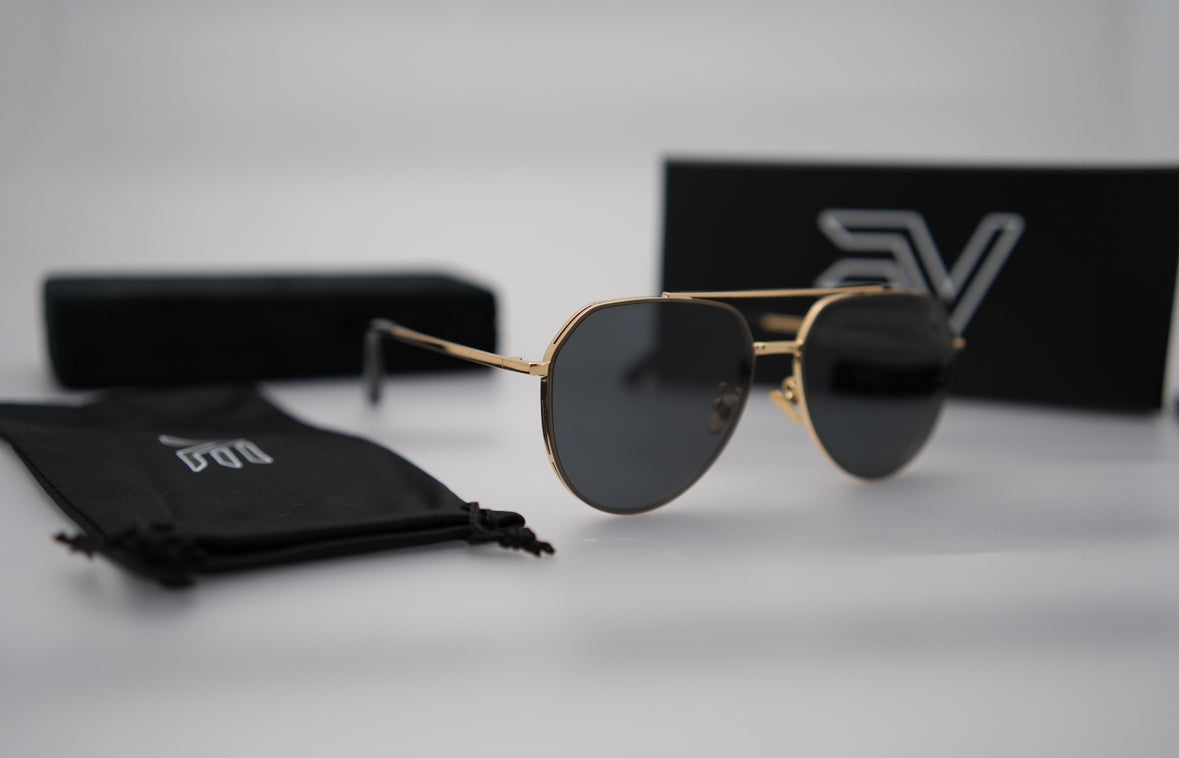 EV Ritual Sunglasses - Gold