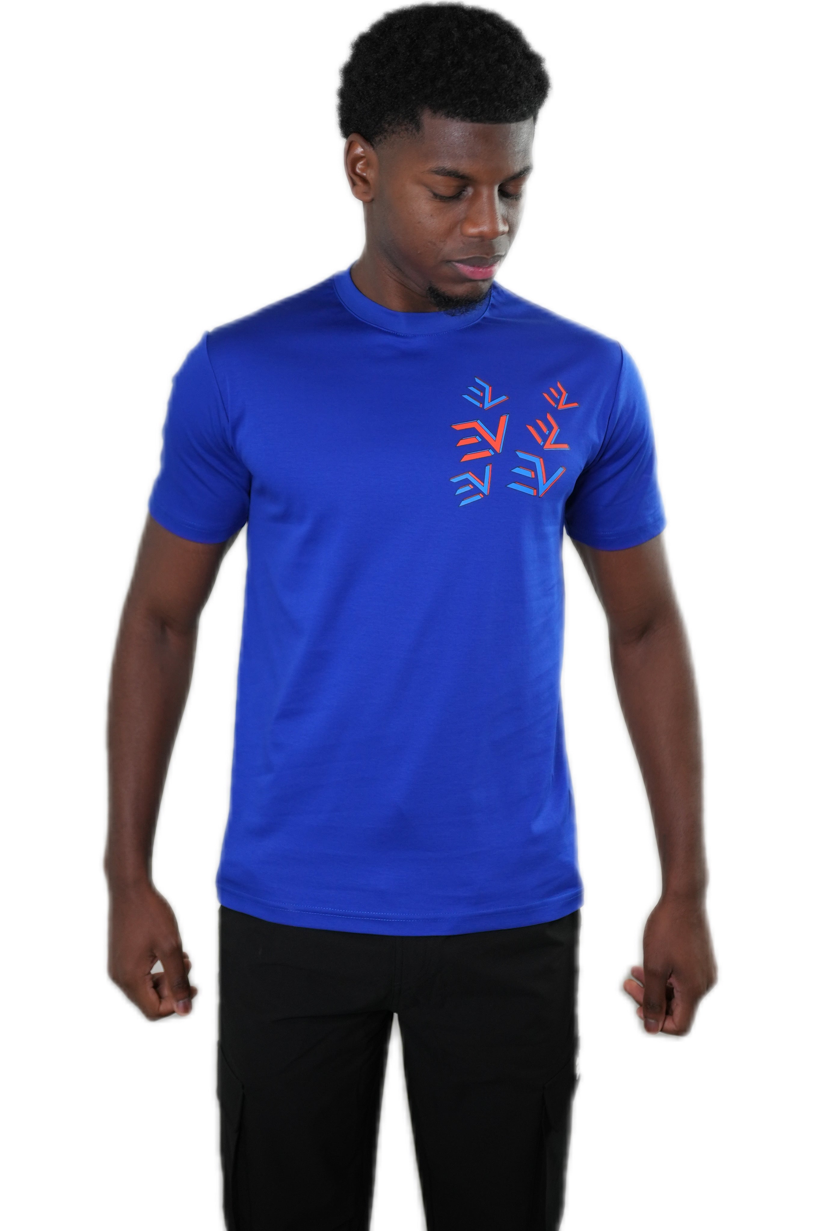 EV Jigsaw Tshirt “Royal Blue/Orange”