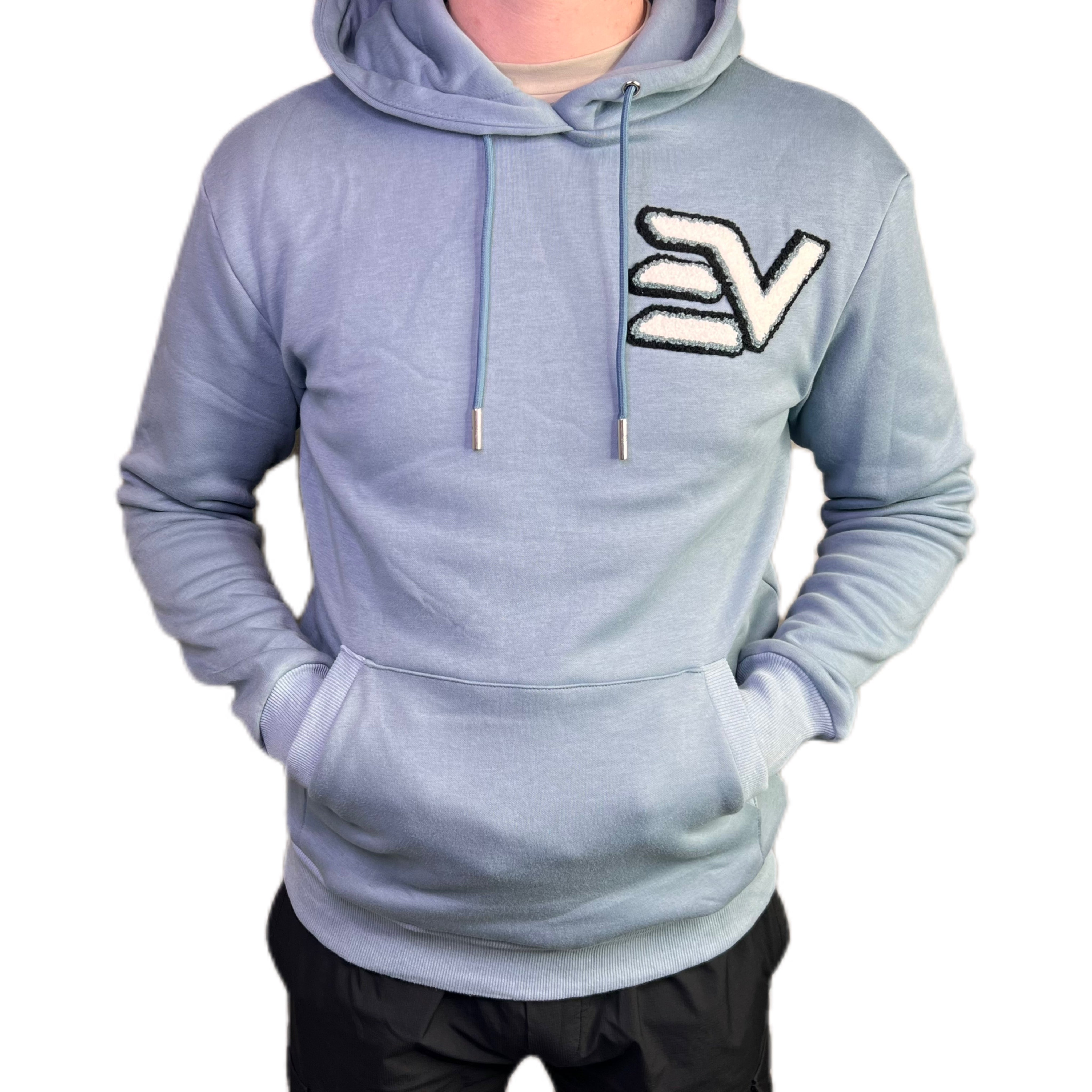 EV Chenille Print Hoodie “Teal” MMO