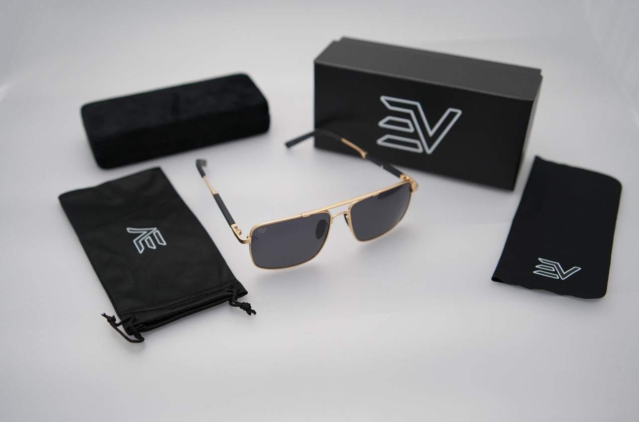 EV Ace Sunglasses - Gold