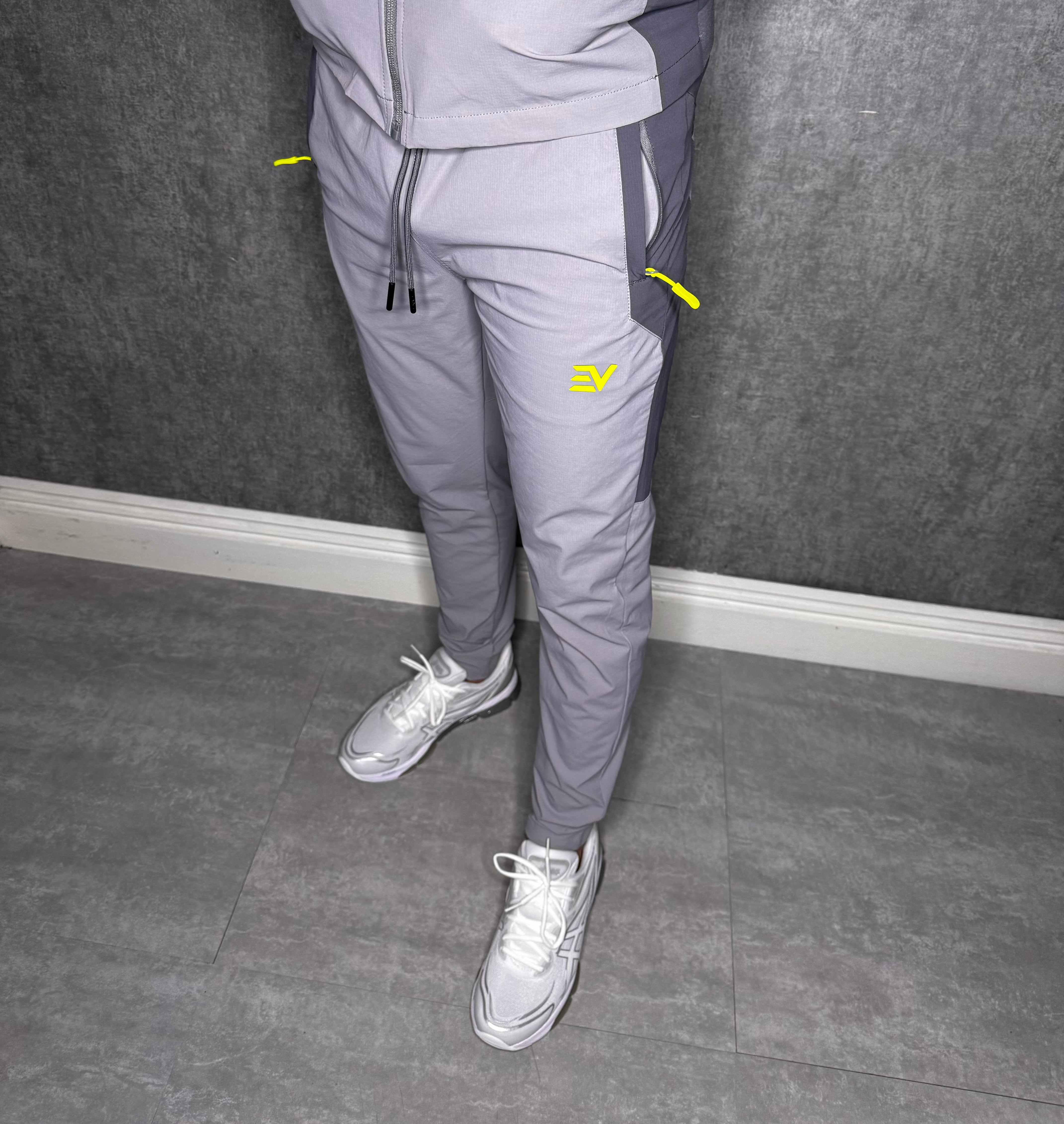 EV ECLIPSE TRACK BOTTOMS “Grey/Volt”