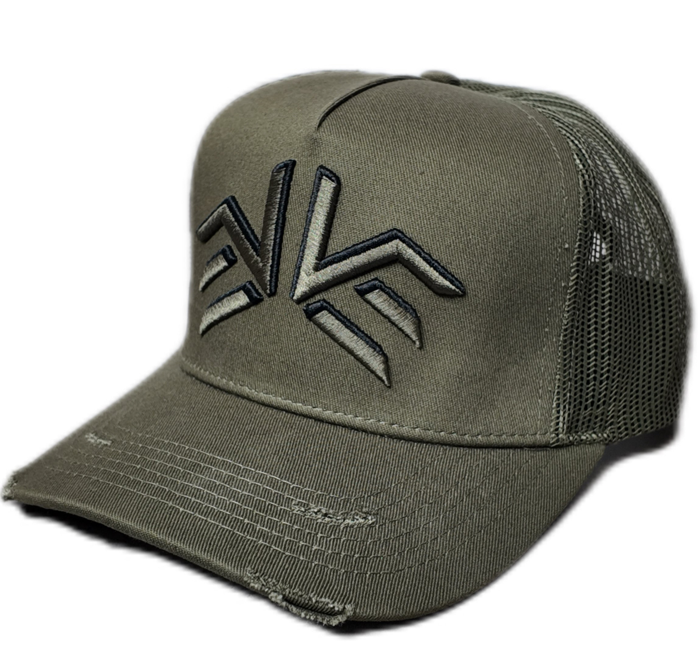 EV Mirror Logo Hat “Khaki Green”