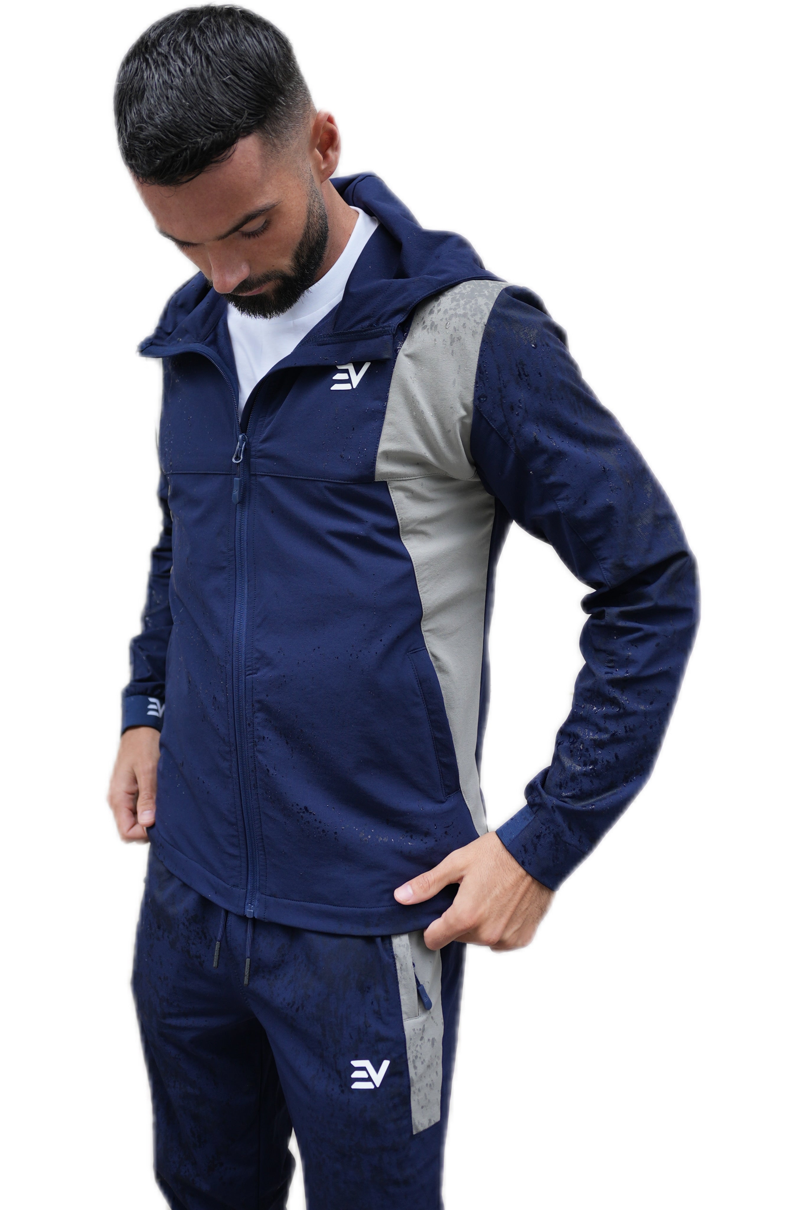 EV Flex Track Jacket "Navy/Grey"