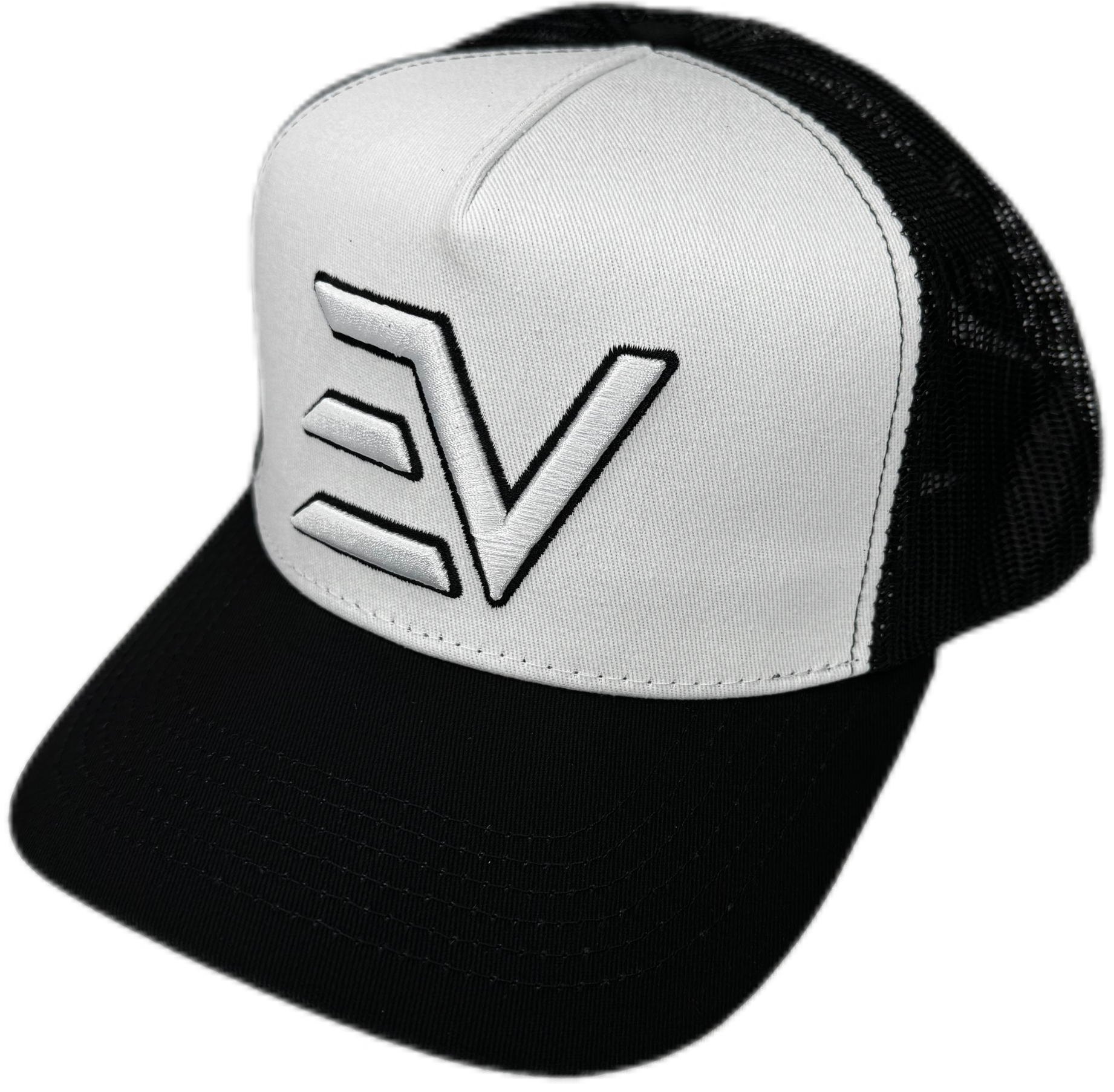 EV Logo Trucker Cap “Chalk White”