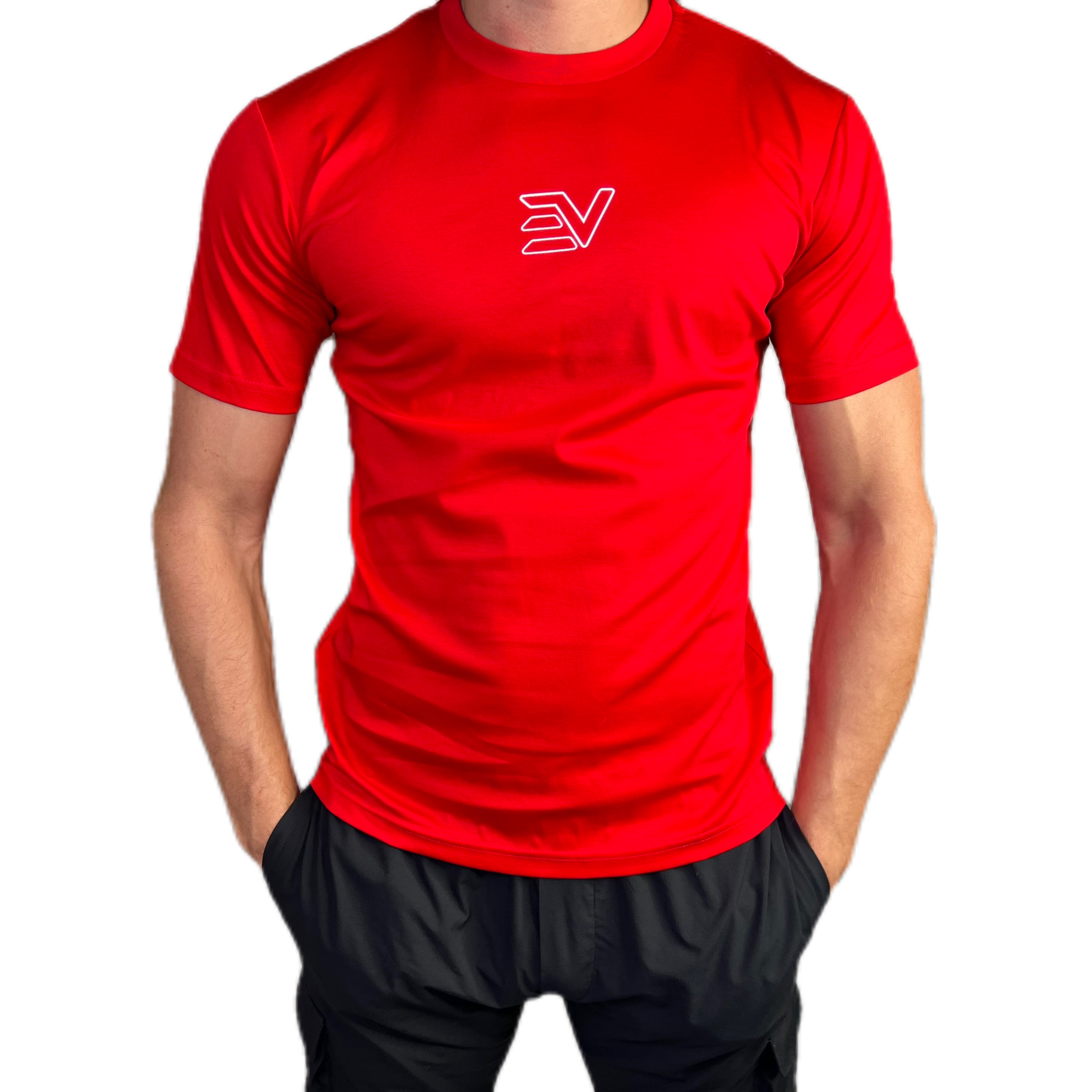 EV Outline Logo T-Shirt “Red”