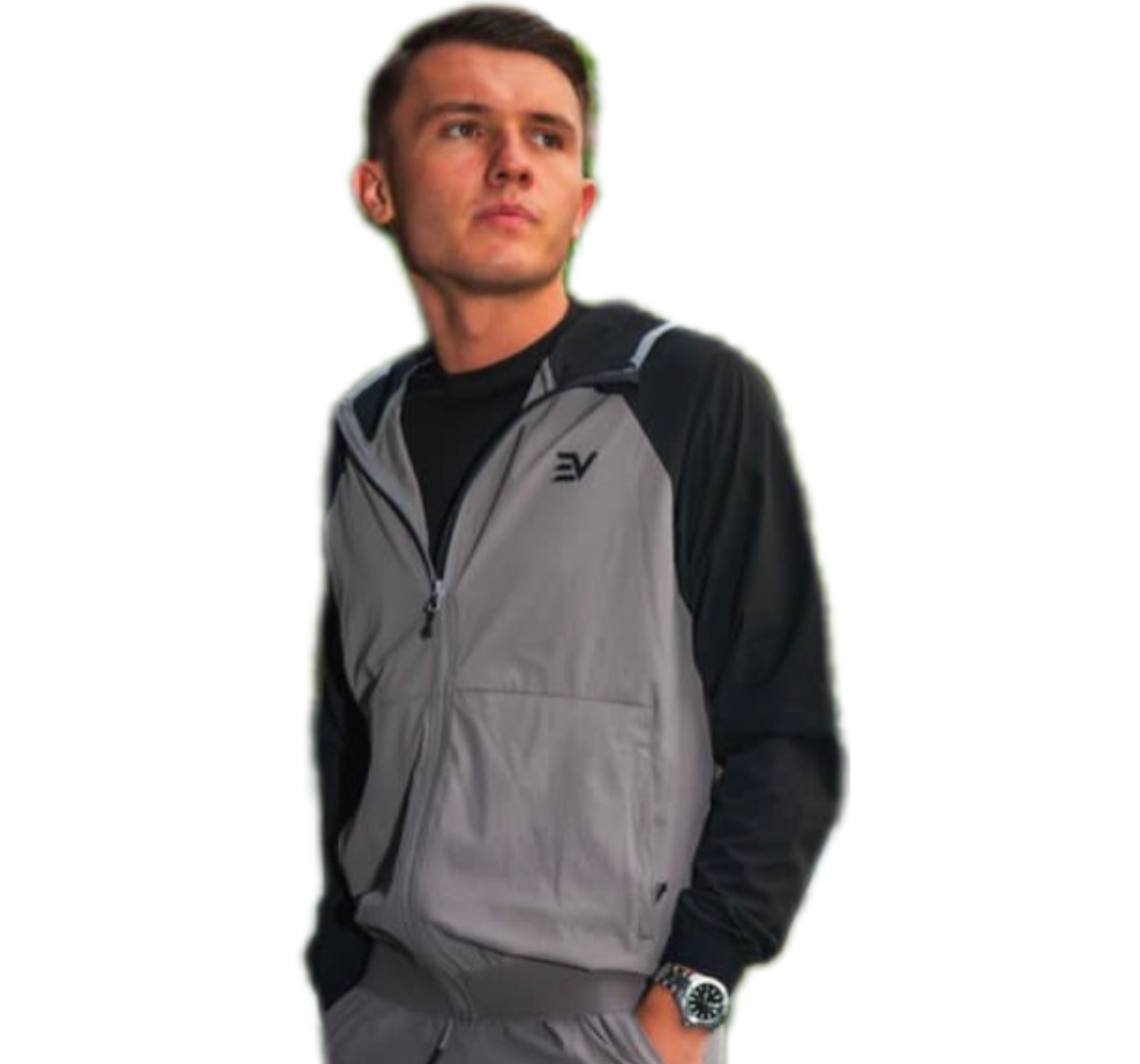 Apex Track Jacket Black/Grey