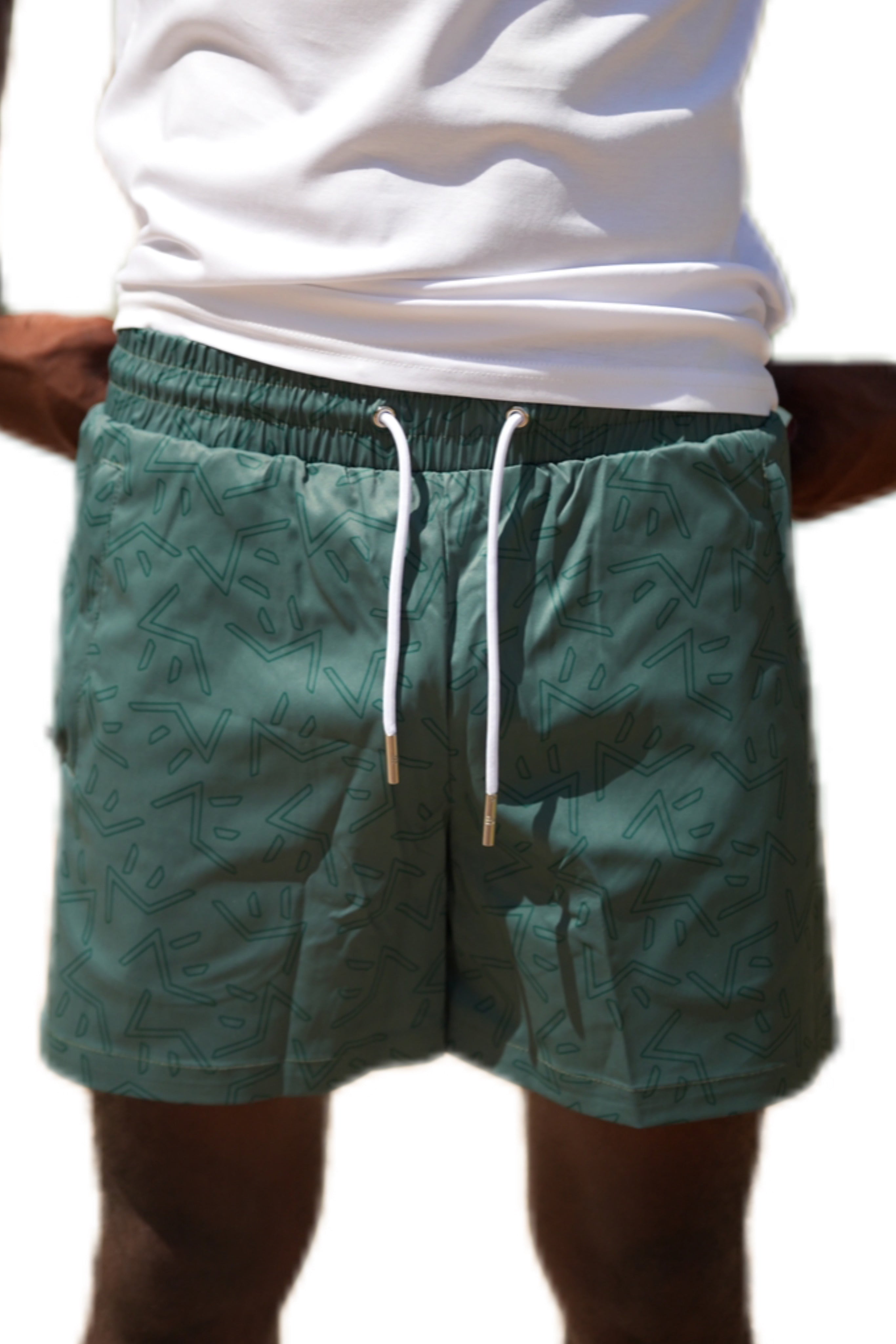 Jumble Shorts - Dark Green