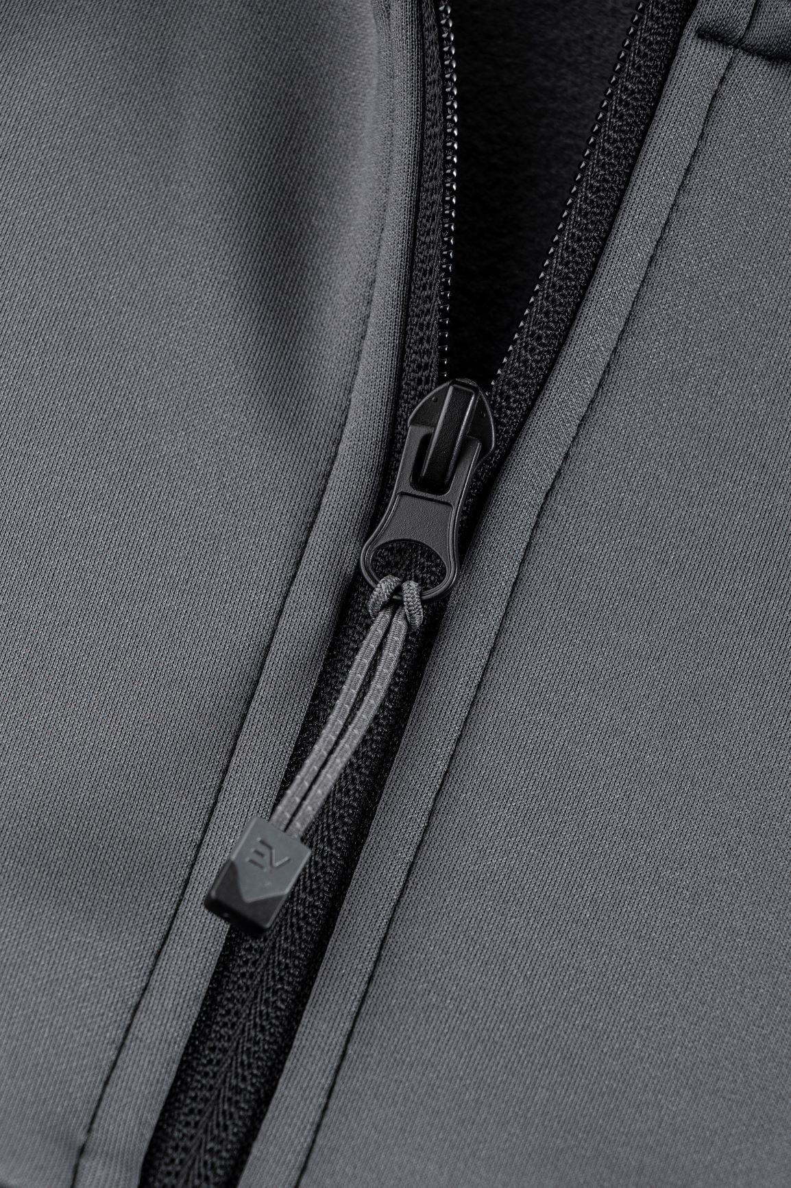 EV Metric Fleece Track Jacket “Black/Dark Grey
