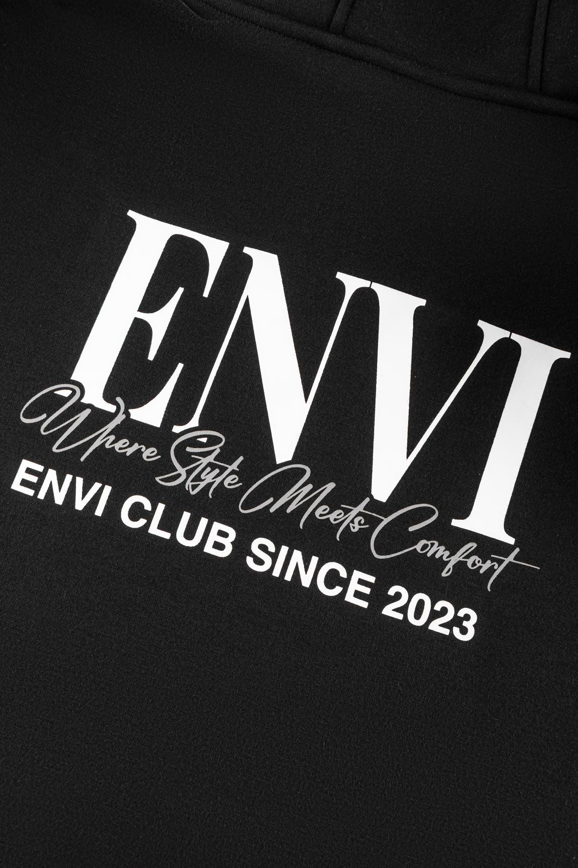 EV "Where Style Meets Comfort" Hoodie - Black