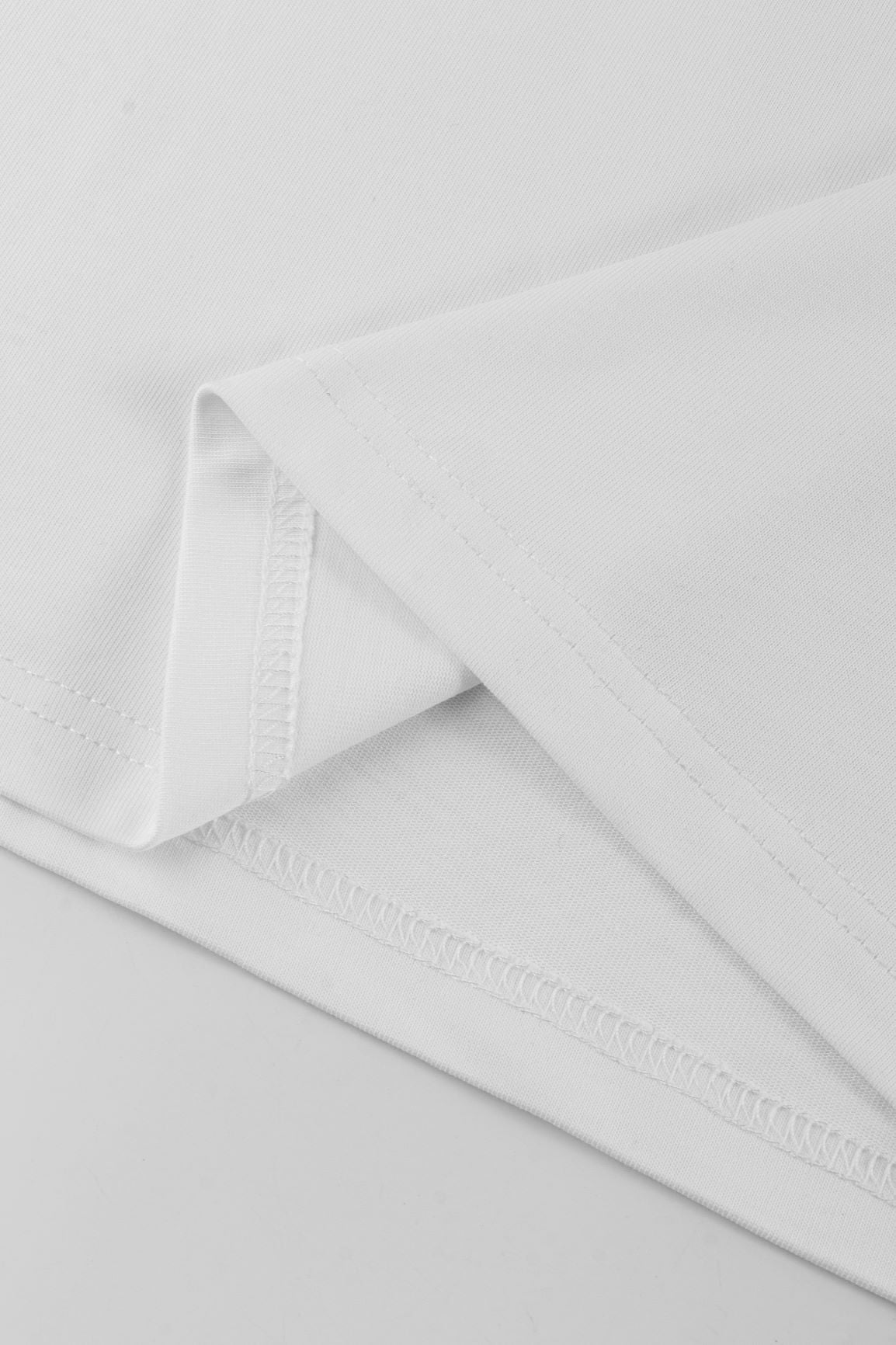 Lux Line Tshirt -White/Khaki Green