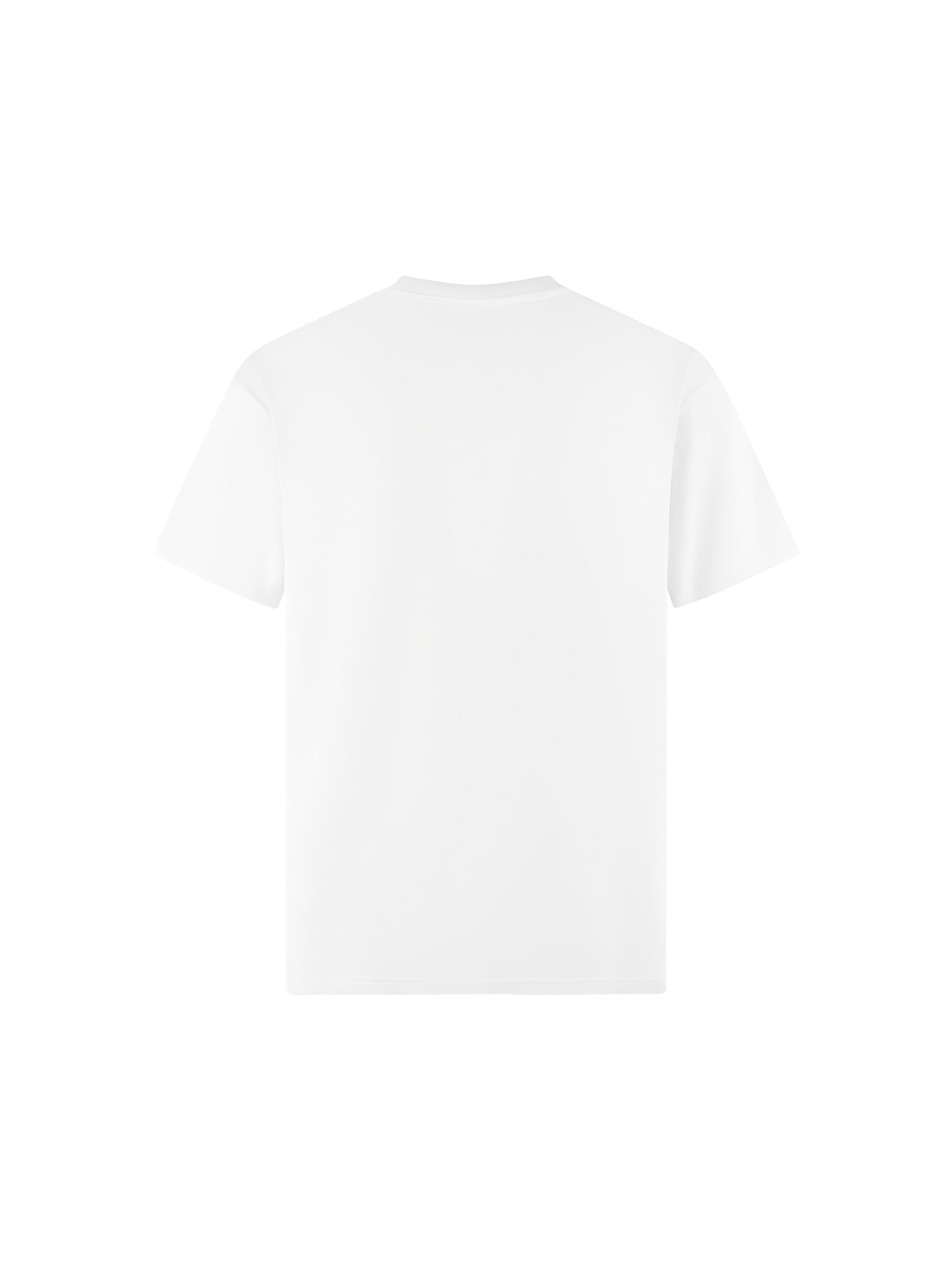 Lux Line Tshirt -White/Khaki Green