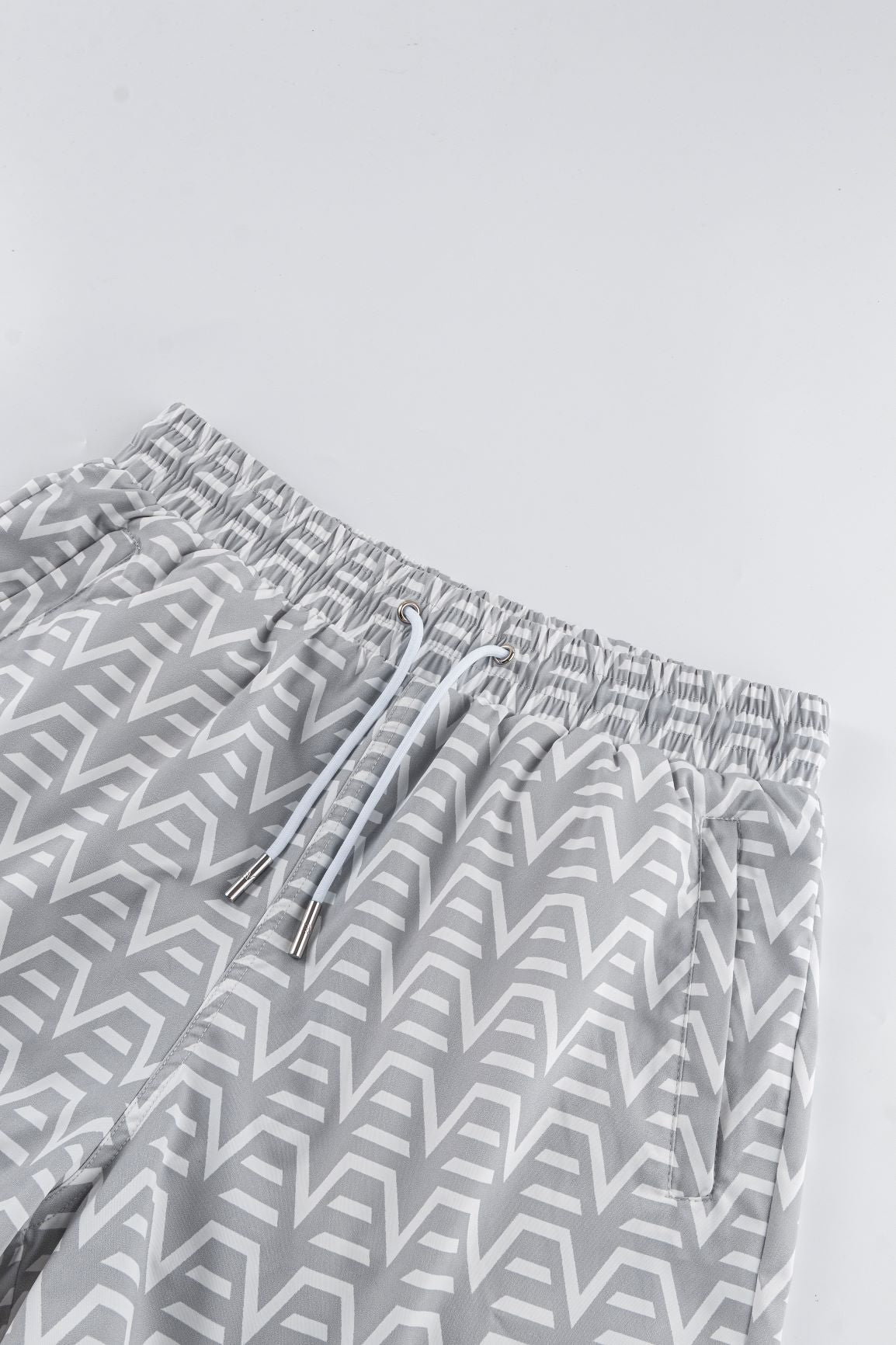 Digital Reef Swim Shorts - Grey/White