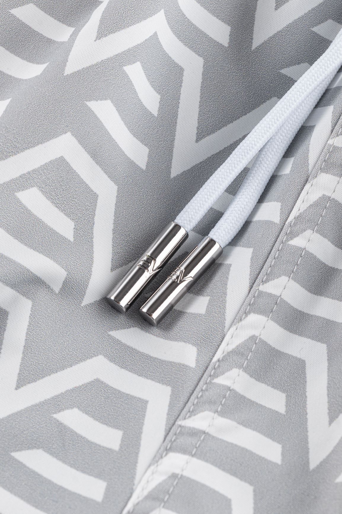 Digital Reef Swim Shorts - Grey/White