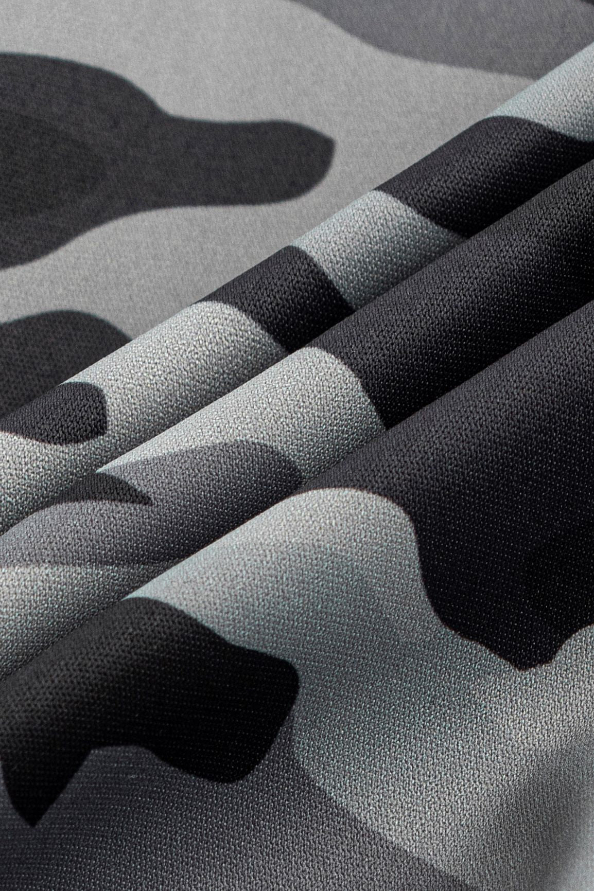 Camo Swim Shorts - Black/Grey