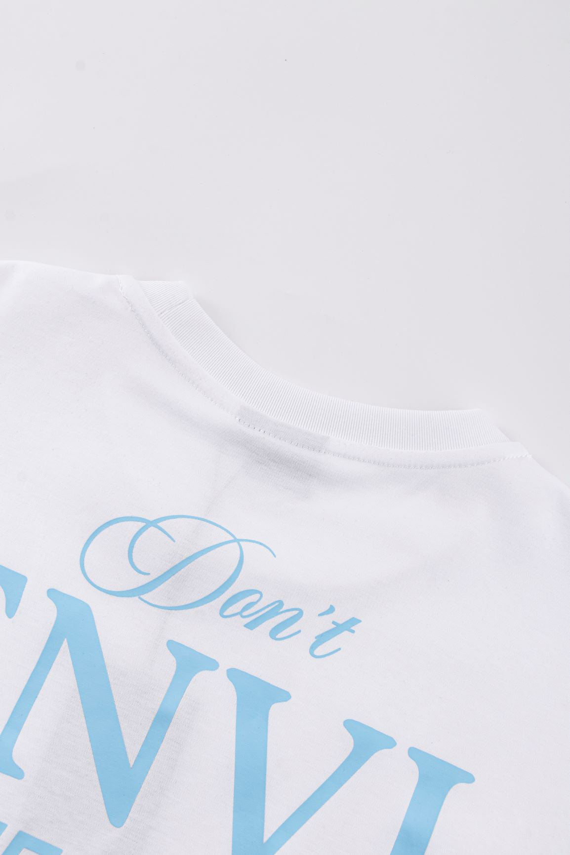 Don't ENVI The View T-Shirt - White/Baby Blue