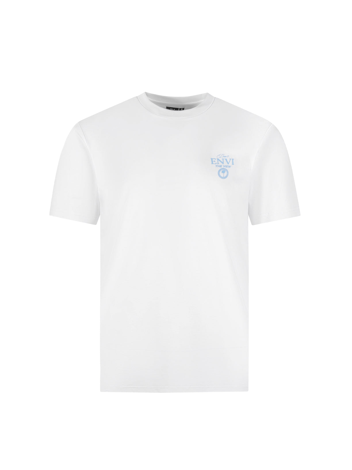 Don't ENVI The View T-Shirt - White/Baby Blue