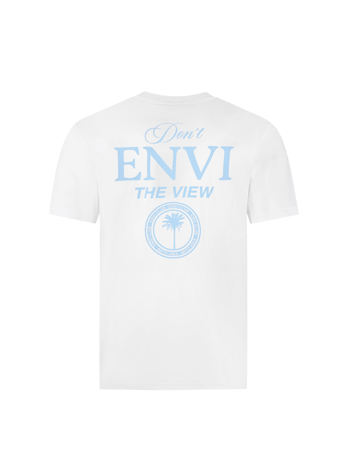 Don't ENVI The View T-Shirt - White/Baby Blue