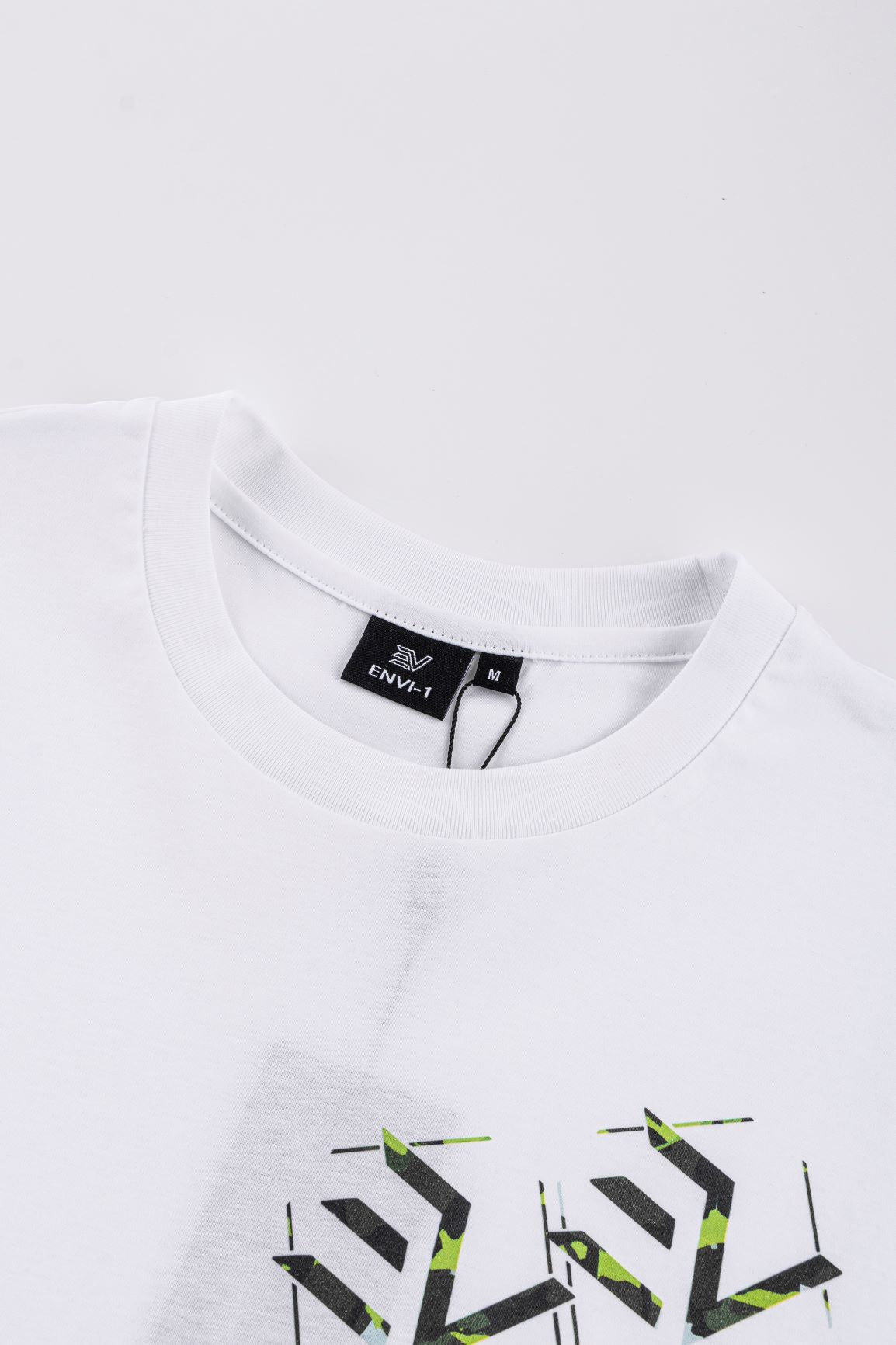 Camo T-Shirt - White/Green