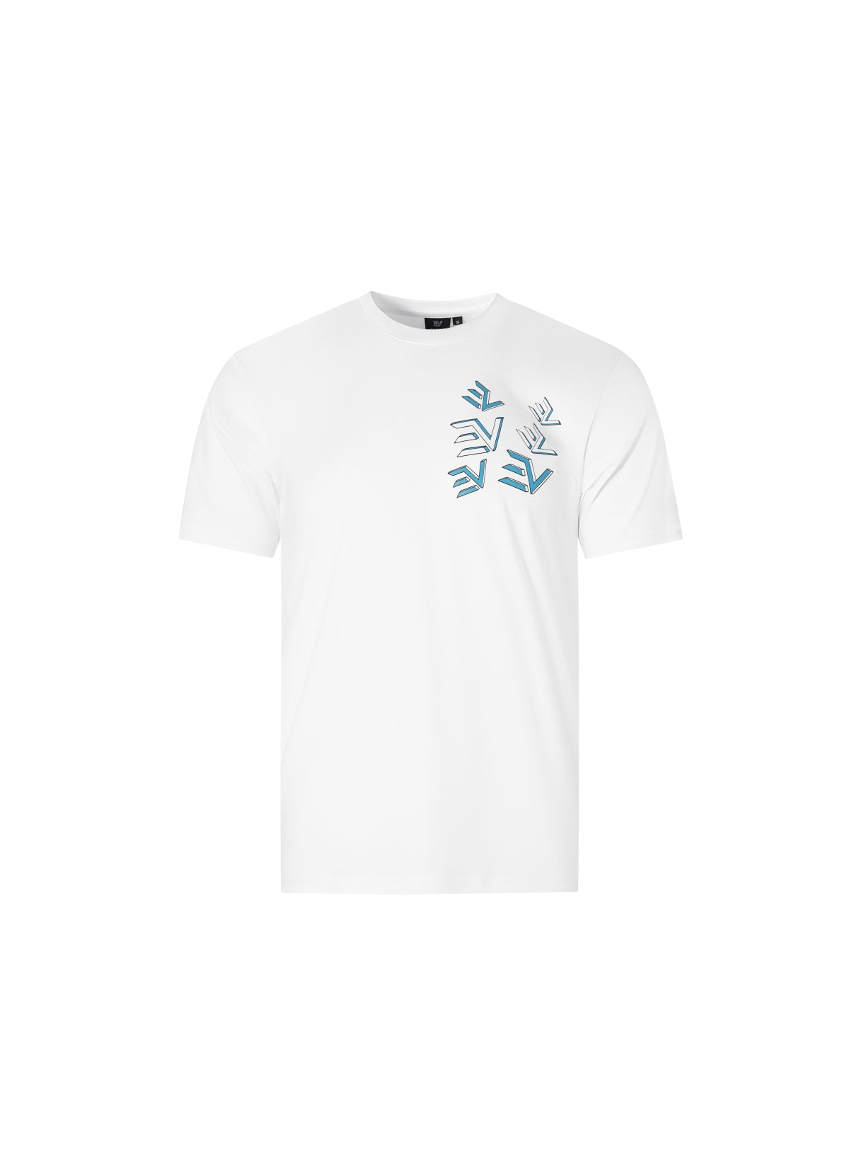 EV Jigsaw Tshirt “White/Baby Blue”