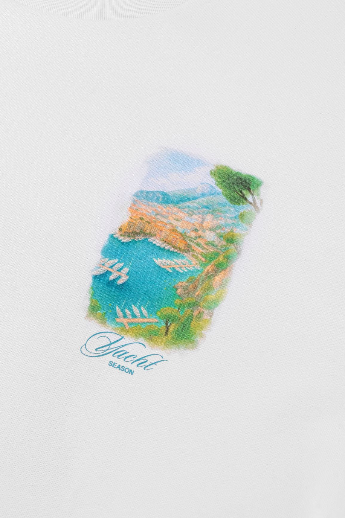 Yacht Season T-Shirt - White/Teal